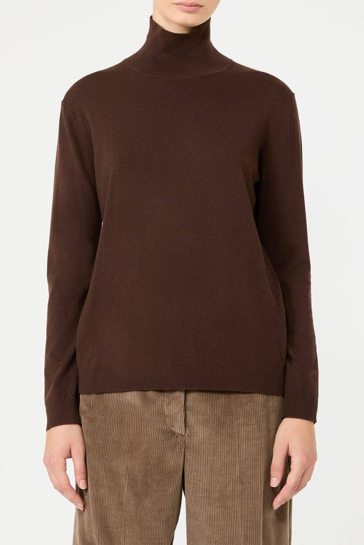 MAXMARA'S BRANDS MAGLIA-CANOTTIERA-TOP  Maglia dolcevita sottogiacca in seta e lana Weekend Max Mara Wkdkiku