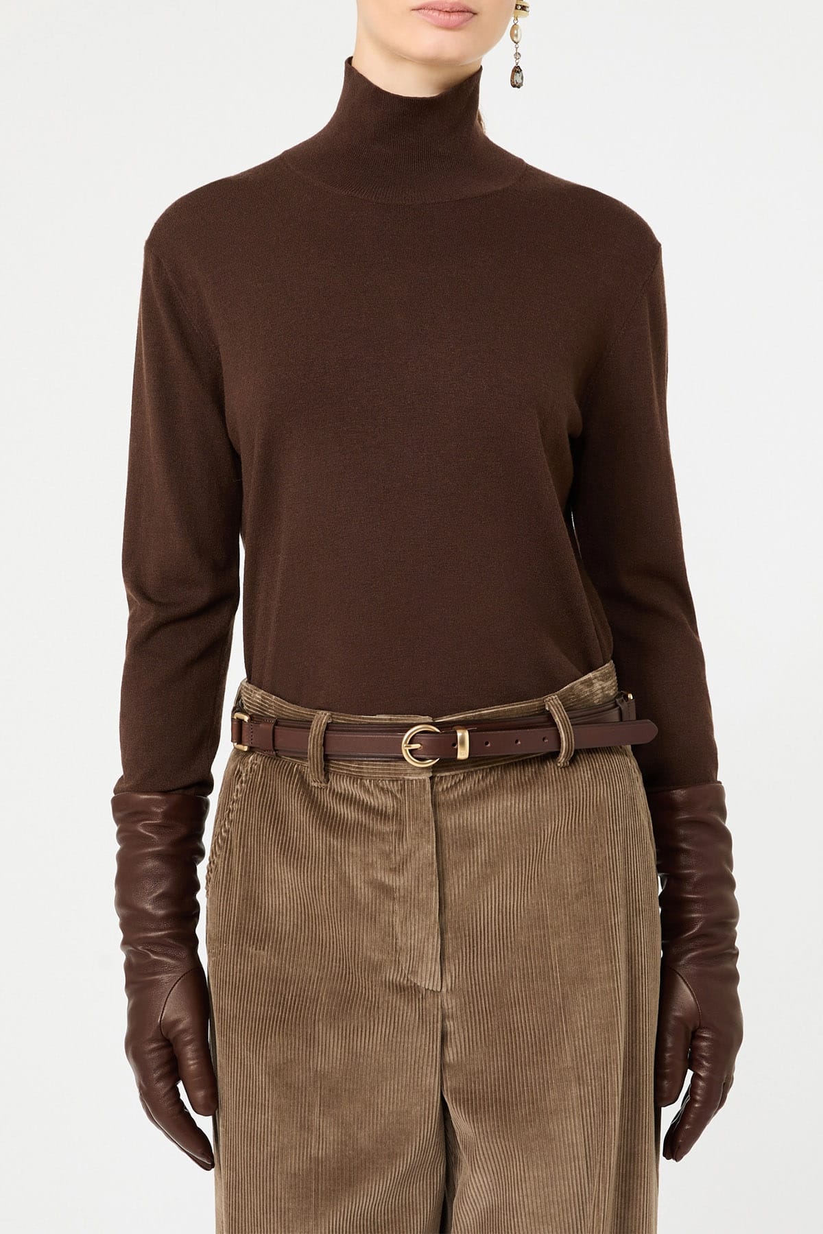 MAXMARA'S BRANDS MAGLIA-CANOTTIERA-TOP  Maglia dolcevita sottogiacca in seta e lana Weekend Max Mara Wkdkiku