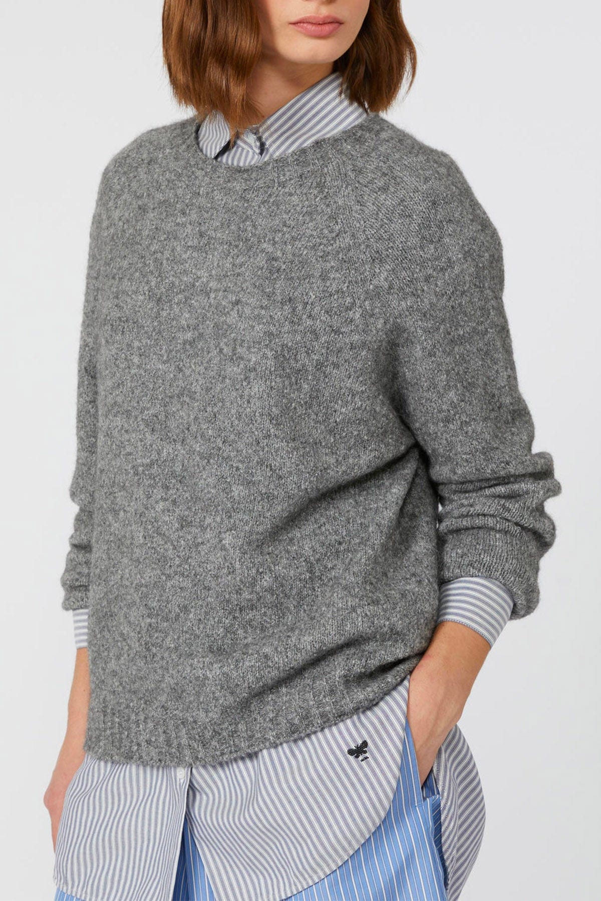MAXMARA&#39;S BRANDS MAGLIA-CANOTTIERA-TOP  Maglia donna in misto alpaca Weekend Max Mara Ghiacci