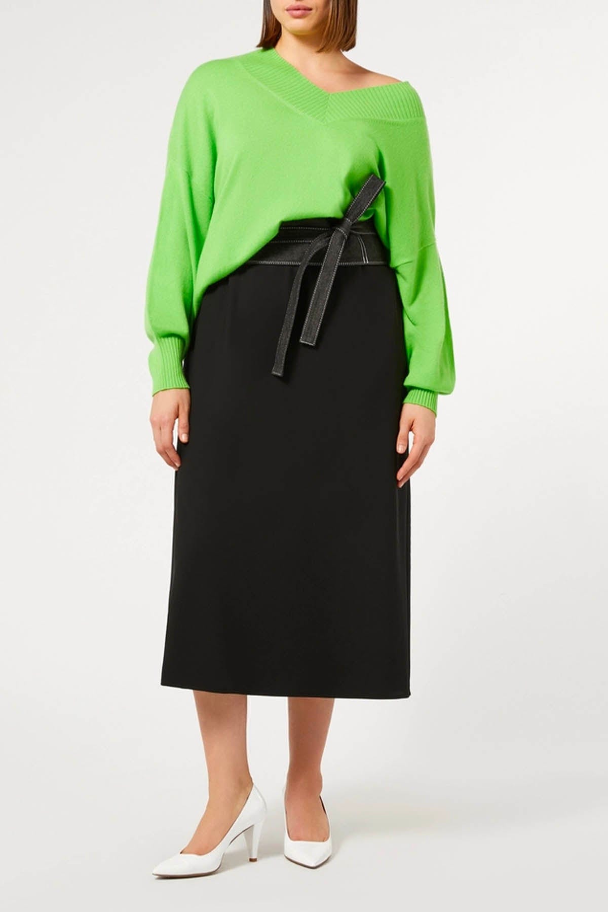 MAXMARA'S BRANDS MAGLIA-CANOTTIERA-TOP  LIME / XXS Maglia Donna Marina Rinaldi Jessy