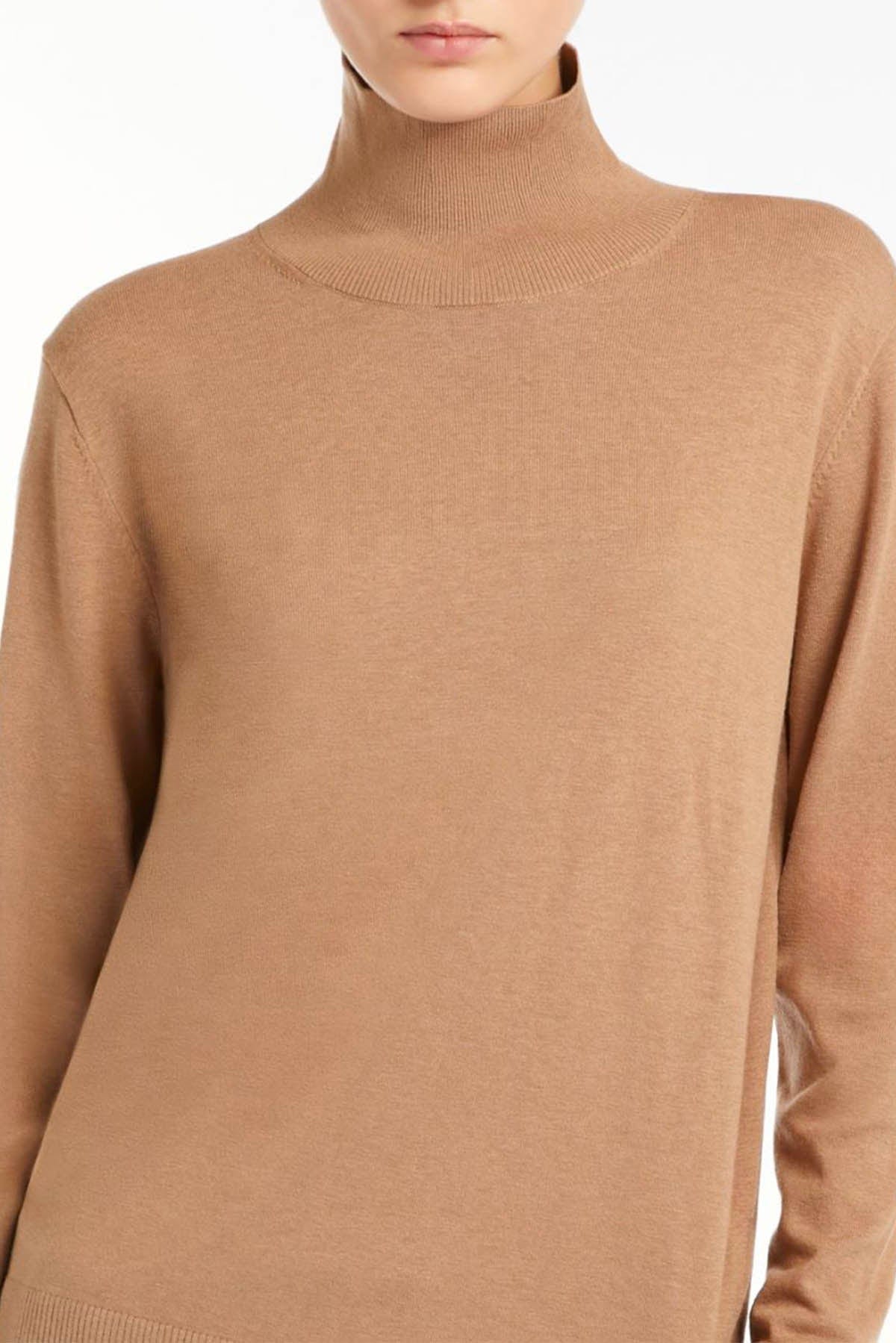 MAXMARA'S BRANDS MAGLIA-CANOTTIERA-TOP  CAMMELLO / XXS Maglia Donna Weekend Max Mara Kiku