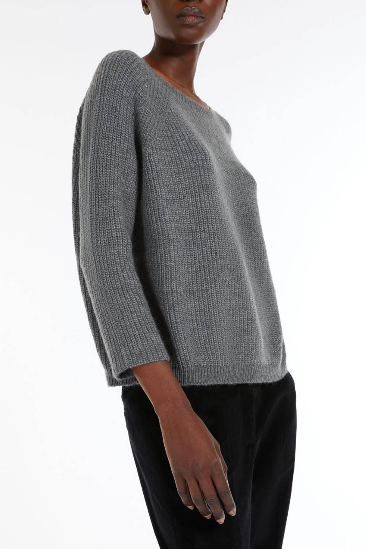 MAXMARA'S BRANDS MAGLIA-CANOTTIERA-TOP  GRIGIO MELANGE / XXS Maglia Donna Weekend Max Mara Xeno