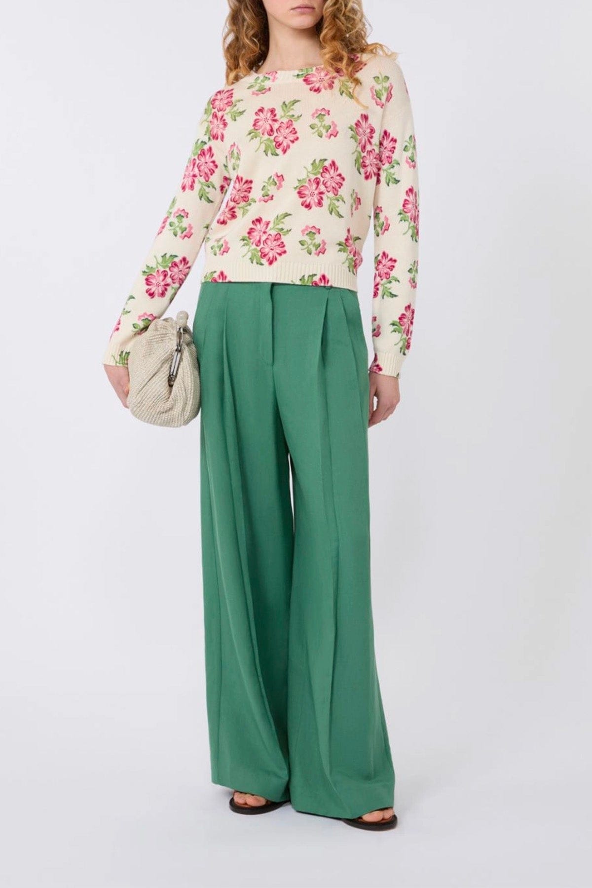 MAXMARA'S BRANDS MAGLIA-CANOTTIERA-TOP  Maglia fiorata in cotone donna Weekend Max Mara Wkdeditto