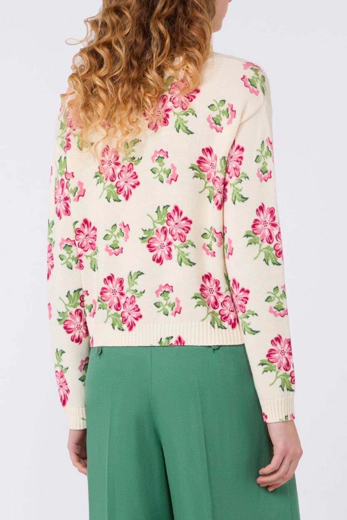 MAXMARA'S BRANDS MAGLIA-CANOTTIERA-TOP  Maglia fiorata in cotone donna Weekend Max Mara Wkdeditto