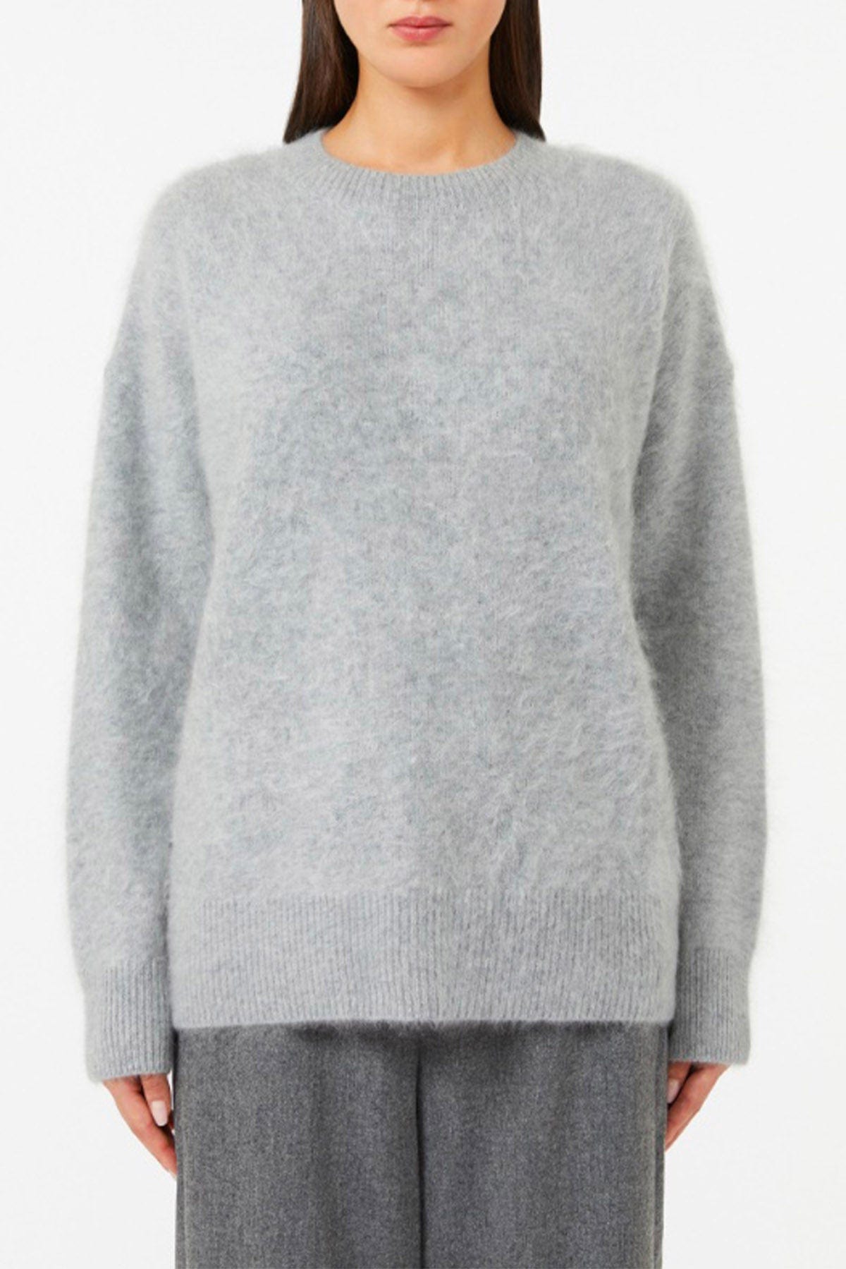 MAXMARA'S BRANDS MAGLIA-CANOTTIERA-TOP  GRIGIO CHIARO / XXS Maglia in cashmere donna 'S Max Mara Dante