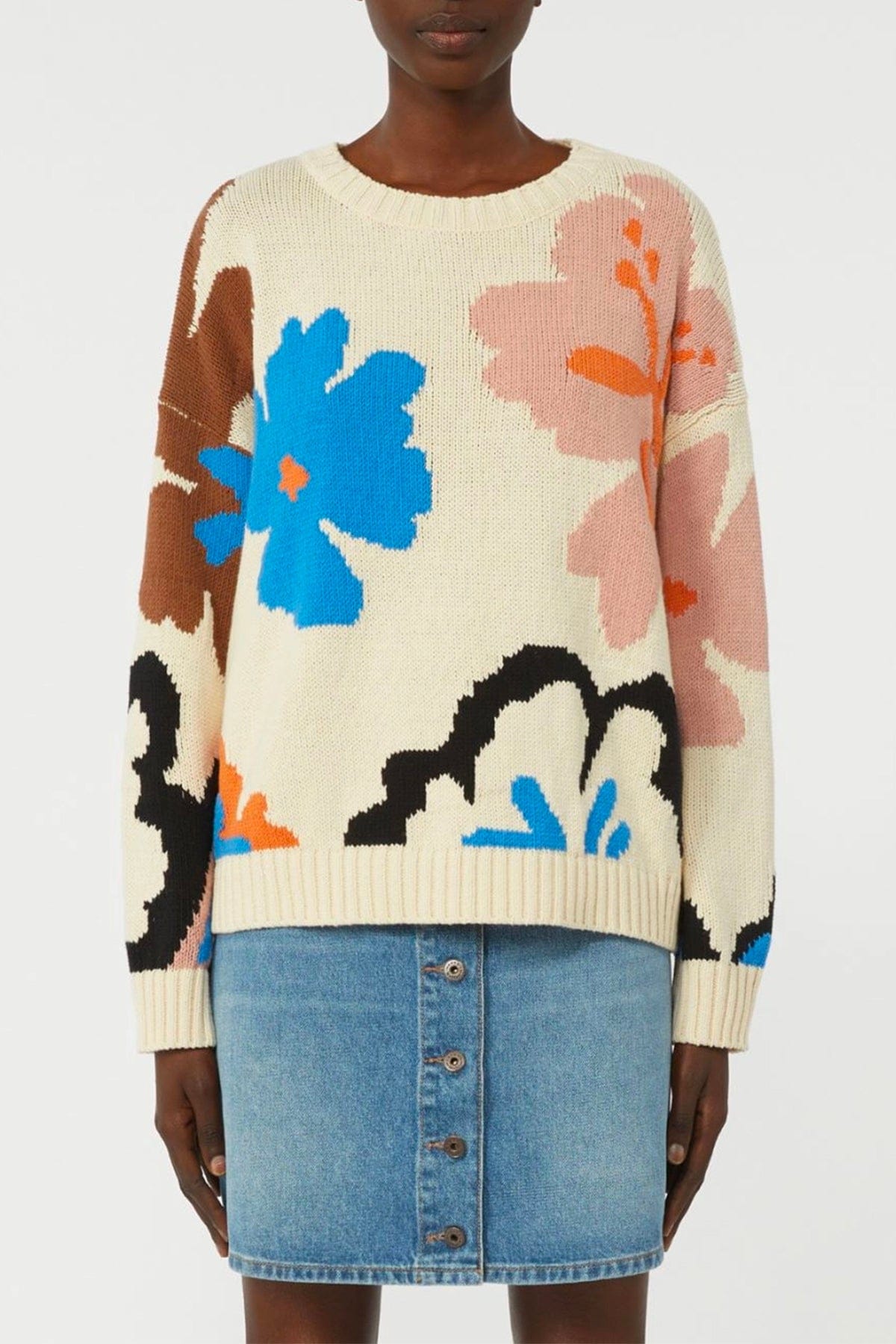 MAXMARA'S BRANDS MAGLIA-CANOTTIERA-TOP  Maglia in cordonetto di cotone Weekend Max Mara Wkdcelebre