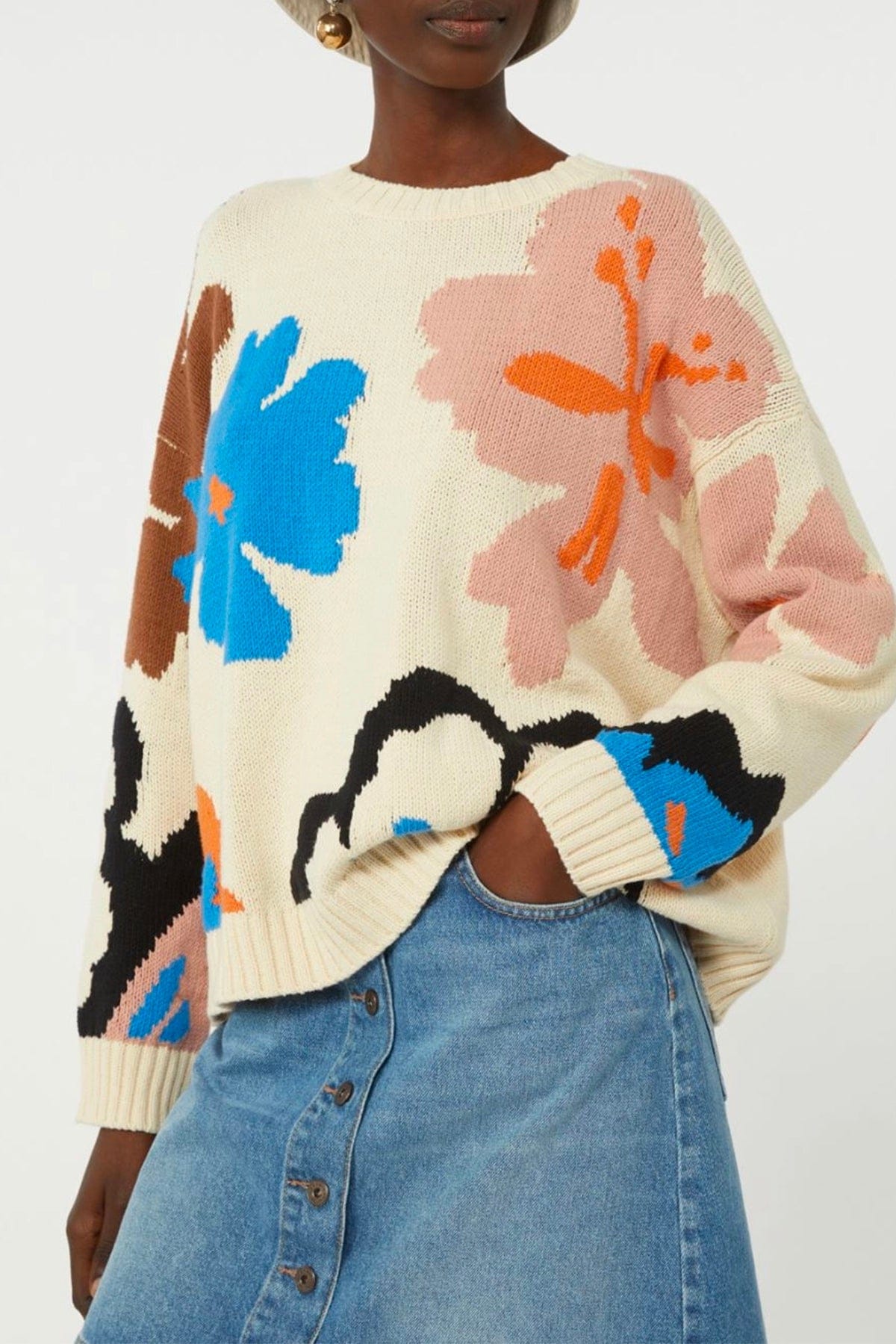 MAXMARA'S BRANDS MAGLIA-CANOTTIERA-TOP  Maglia in cordonetto di cotone Weekend Max Mara Wkdcelebre