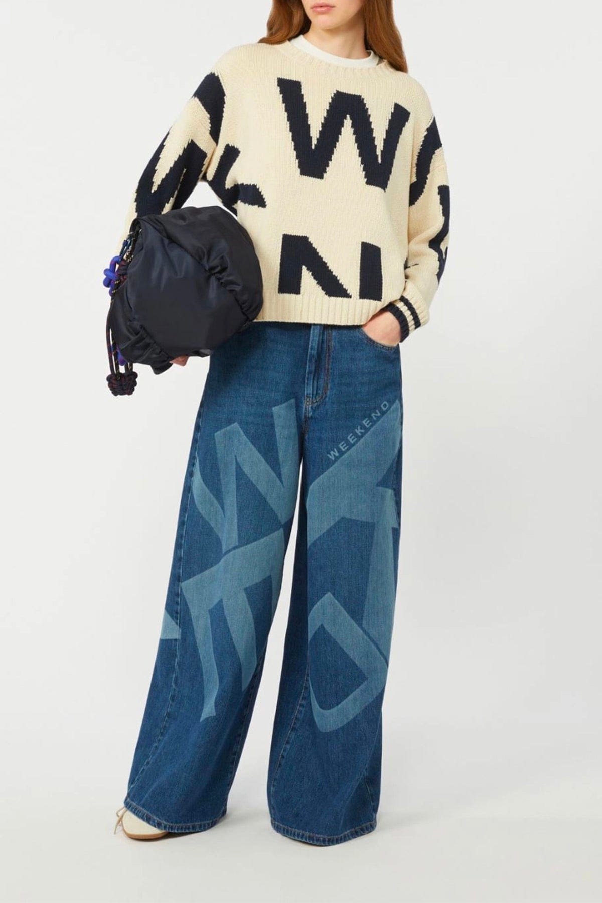 MAXMARA'S BRANDS MAGLIA-CANOTTIERA-TOP  Maglia in cordonetto di cotone Weekend Max Mara Wkdcelebre
