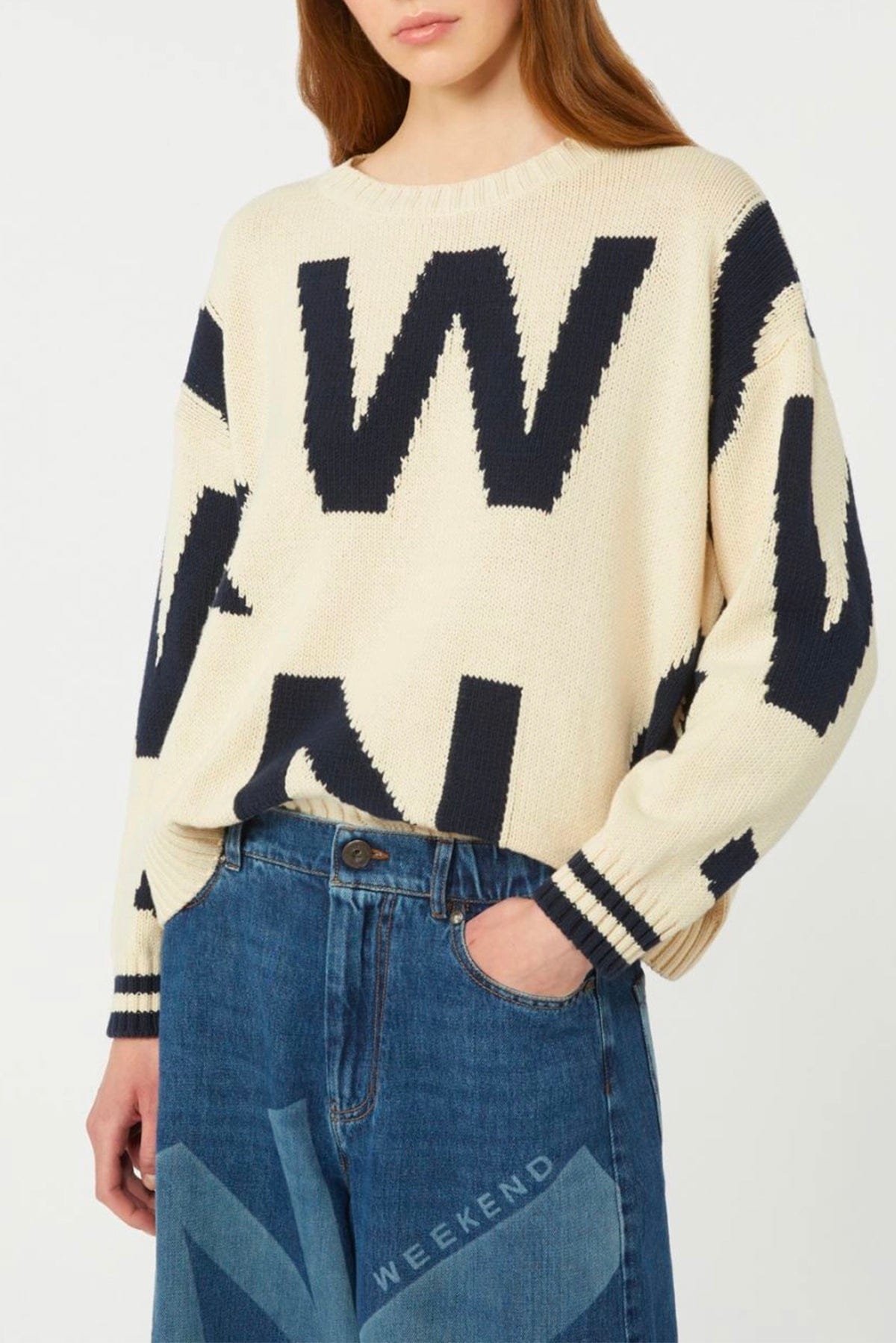 MAXMARA'S BRANDS MAGLIA-CANOTTIERA-TOP  Maglia in cordonetto di cotone Weekend Max Mara Wkdcelebre