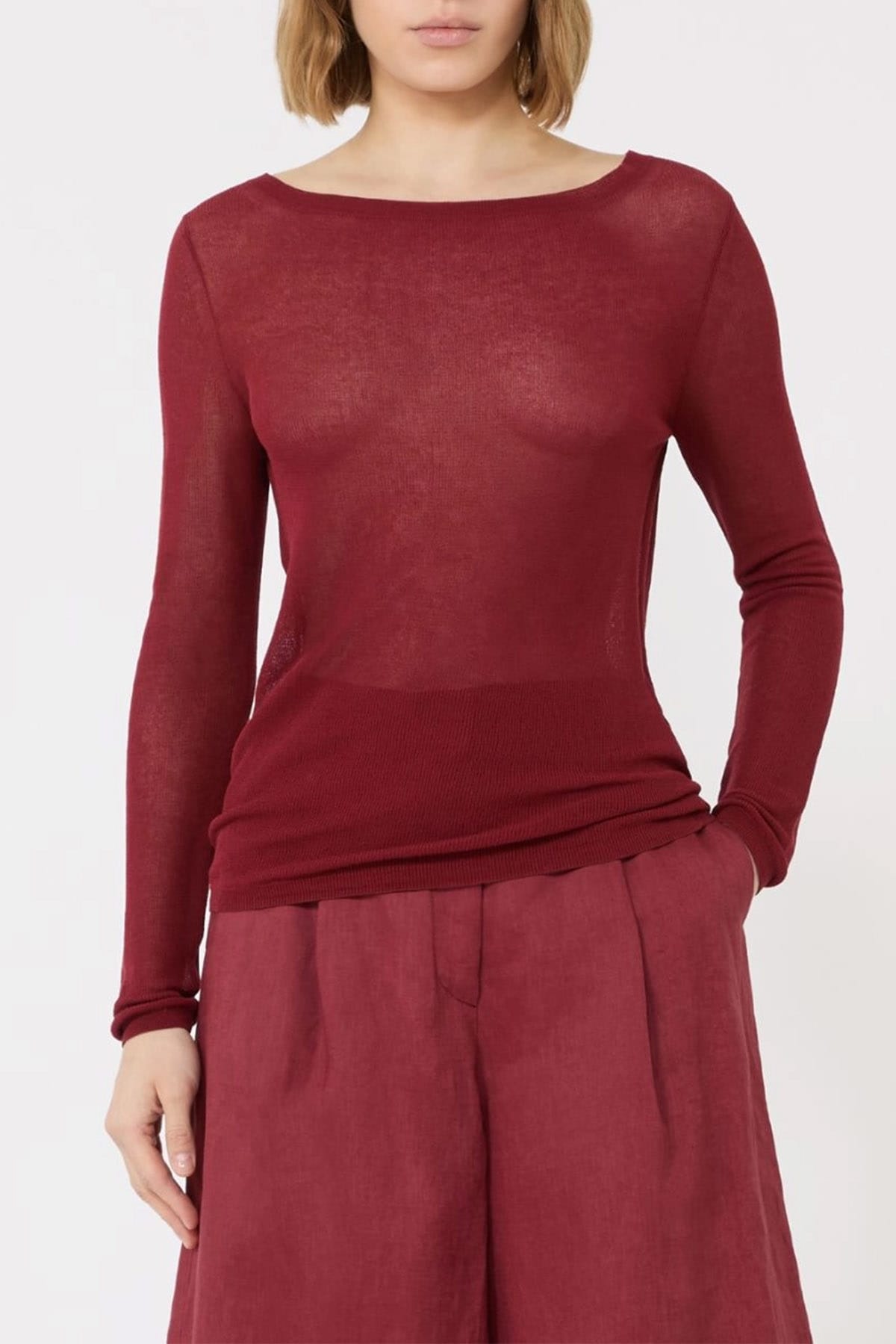MAXMARA'S BRANDS MAGLIA-CANOTTIERA-TOP  Maglia in cotone donna Max Mara Studio Mstfiorito