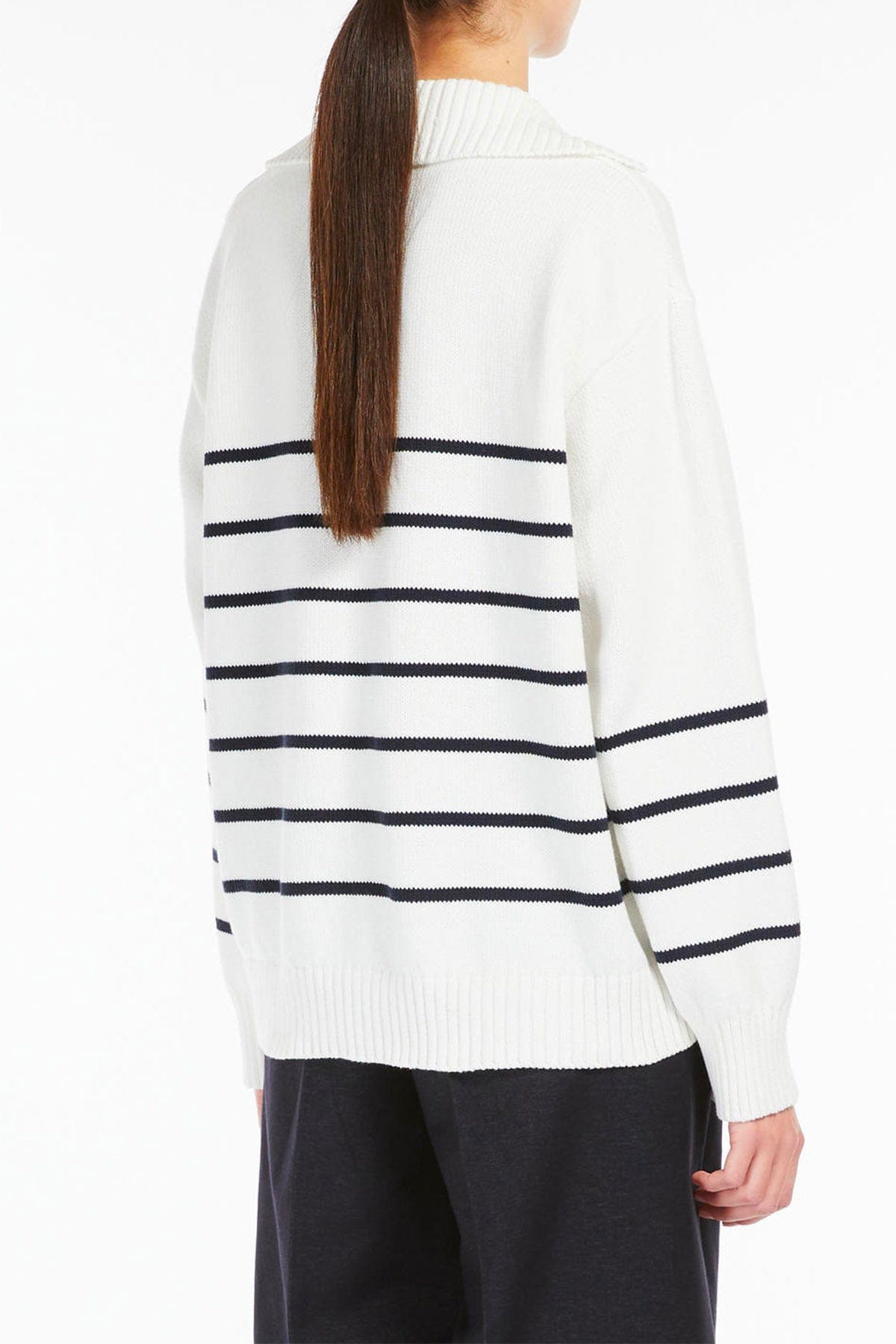 MAXMARA&#39;S BRANDS MAGLIA-CANOTTIERA-TOP  Maglia in cotone rigata Max Mara Billy