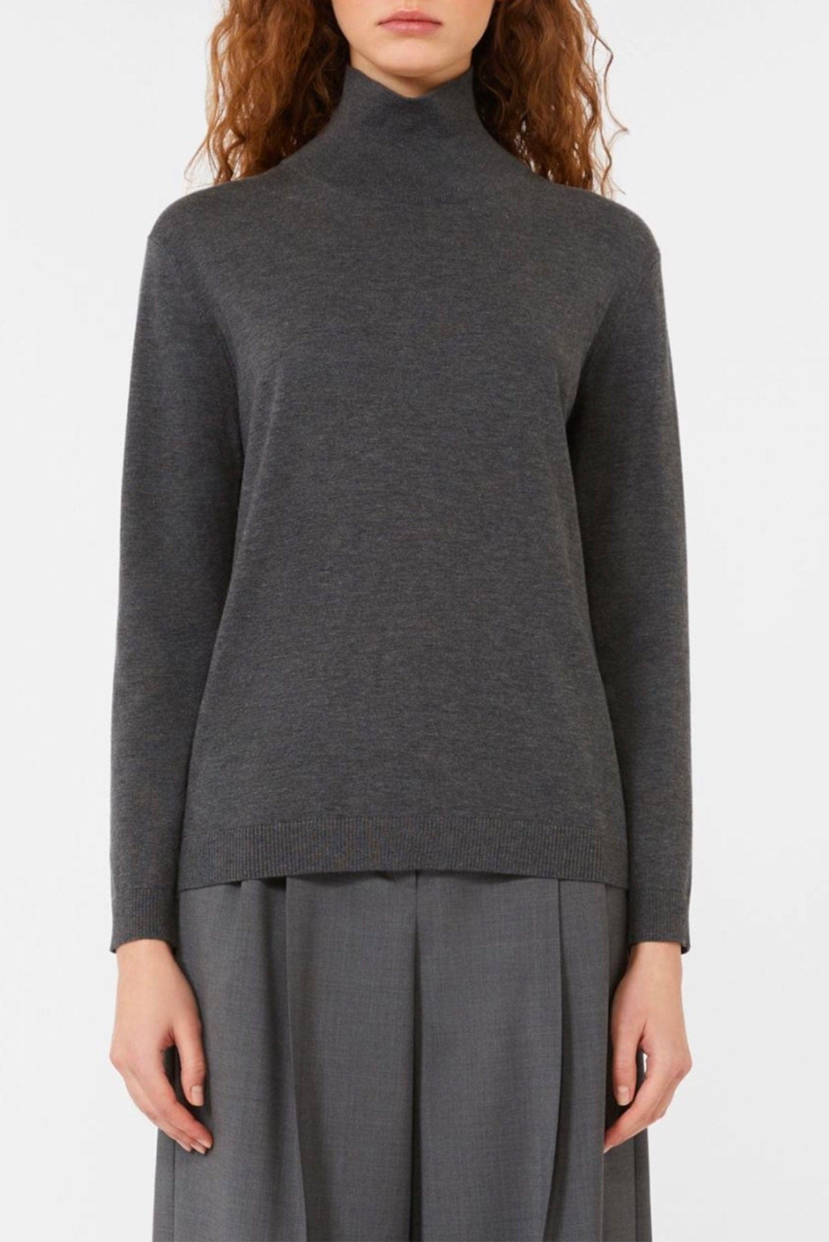 MAXMARA'S BRANDS MAGLIA-CANOTTIERA-TOP  GRIGIO / XXS Maglia in lana donna lupetto Weekend Max Mara Kiku
