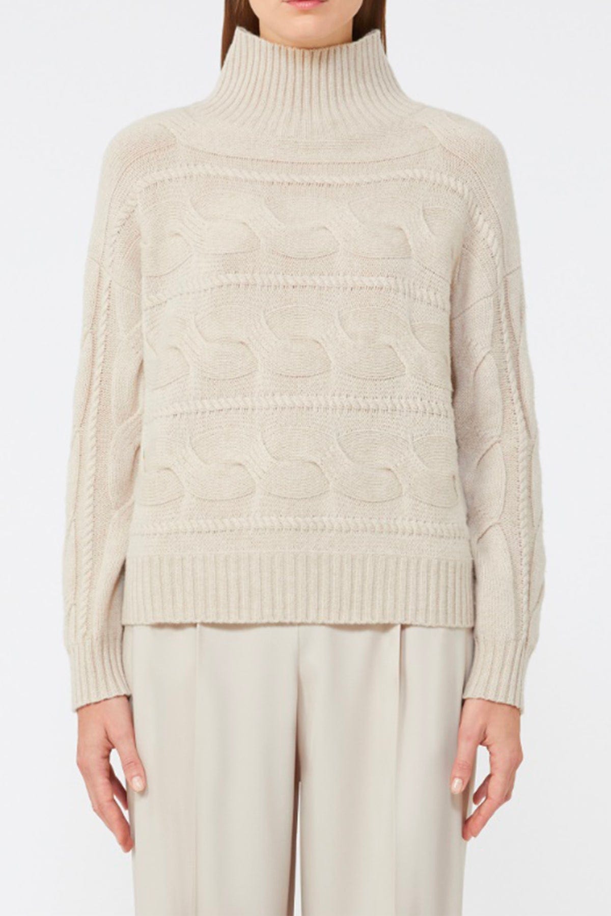 MAXMARA&#39;S BRANDS MAGLIA-CANOTTIERA-TOP  Maglia in lana e cashmere donna Max Mara Studio Vodka