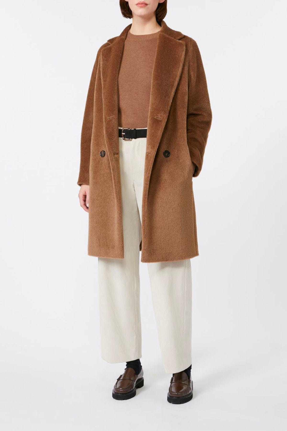 MAXMARA&#39;S BRANDS MAGLIA-CANOTTIERA-TOP  Maglia in lana e cashmere donna &#39;S Max Mara Damasco