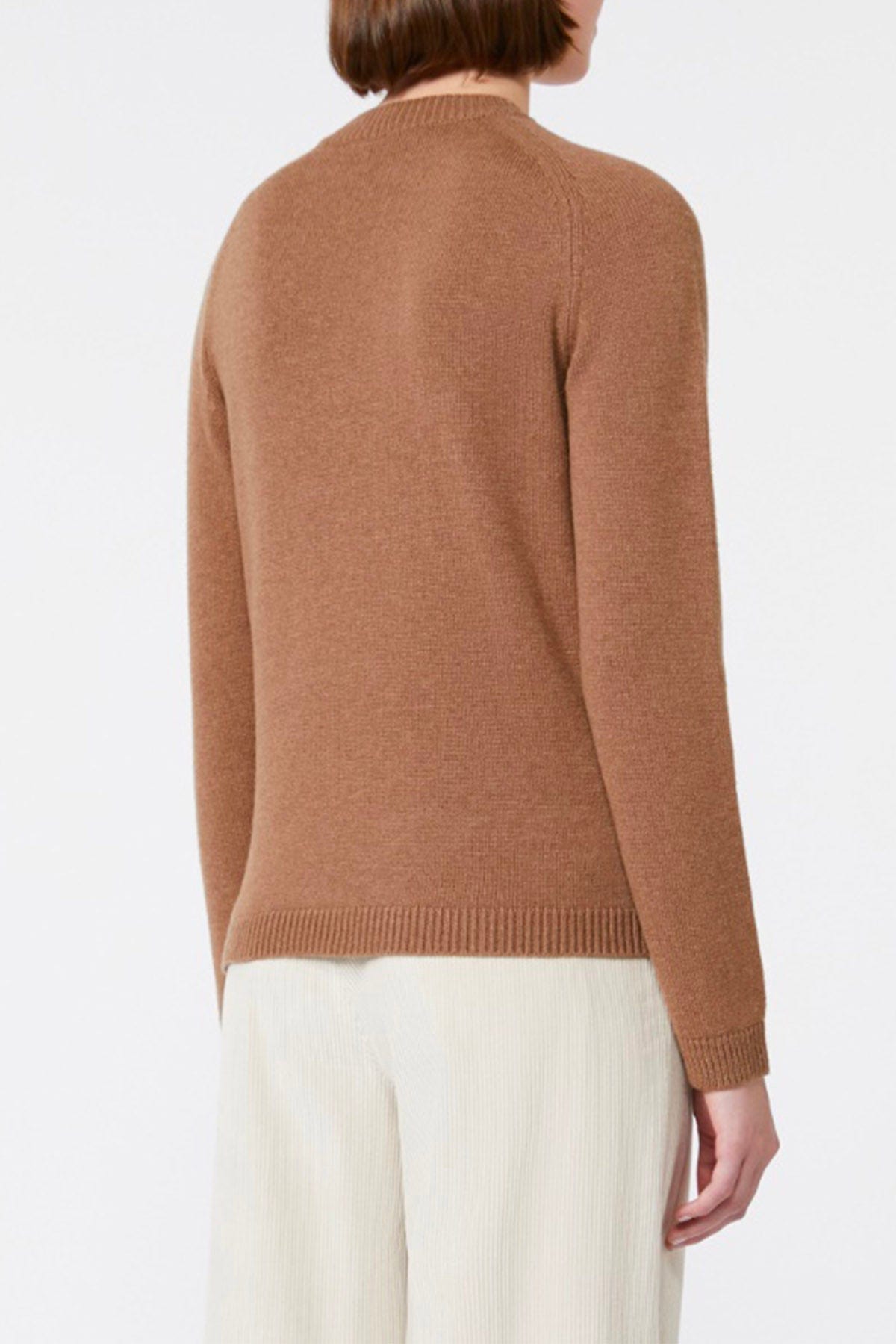 MAXMARA&#39;S BRANDS MAGLIA-CANOTTIERA-TOP  Maglia in lana e cashmere donna &#39;S Max Mara Damasco