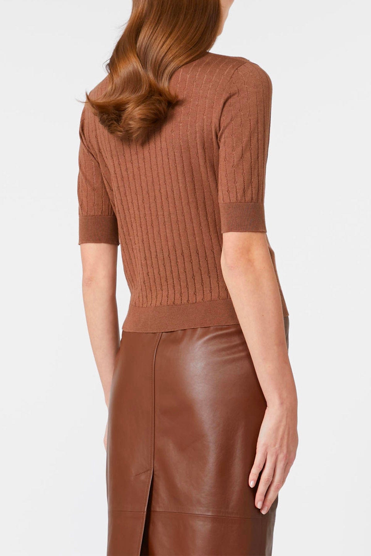 MAXMARA&#39;S BRANDS MAGLIA-CANOTTIERA-TOP  Maglia in lana e seta donna Studio Max Mara Pila