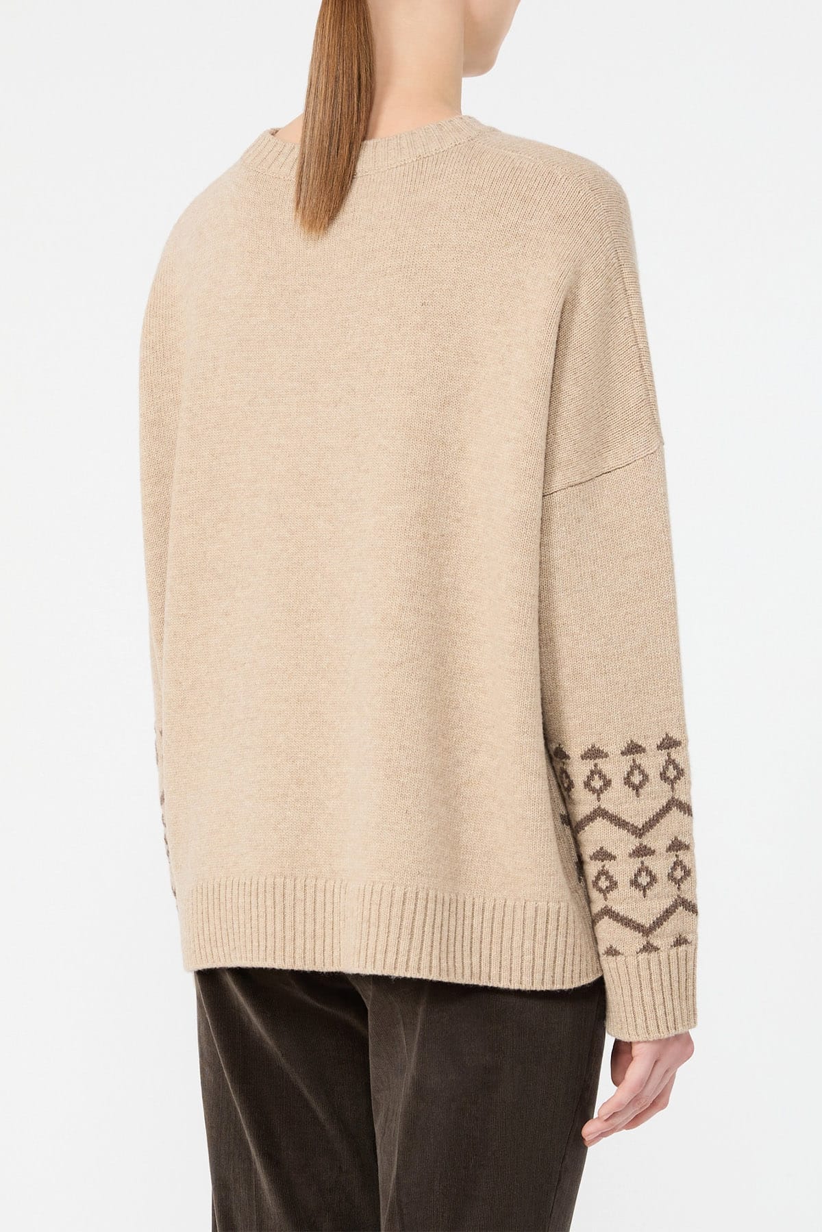 MAXMARA'S BRANDS MAGLIA-CANOTTIERA-TOP  Maglia in lana ricamata Max Mara Weekend Wkdpavidi