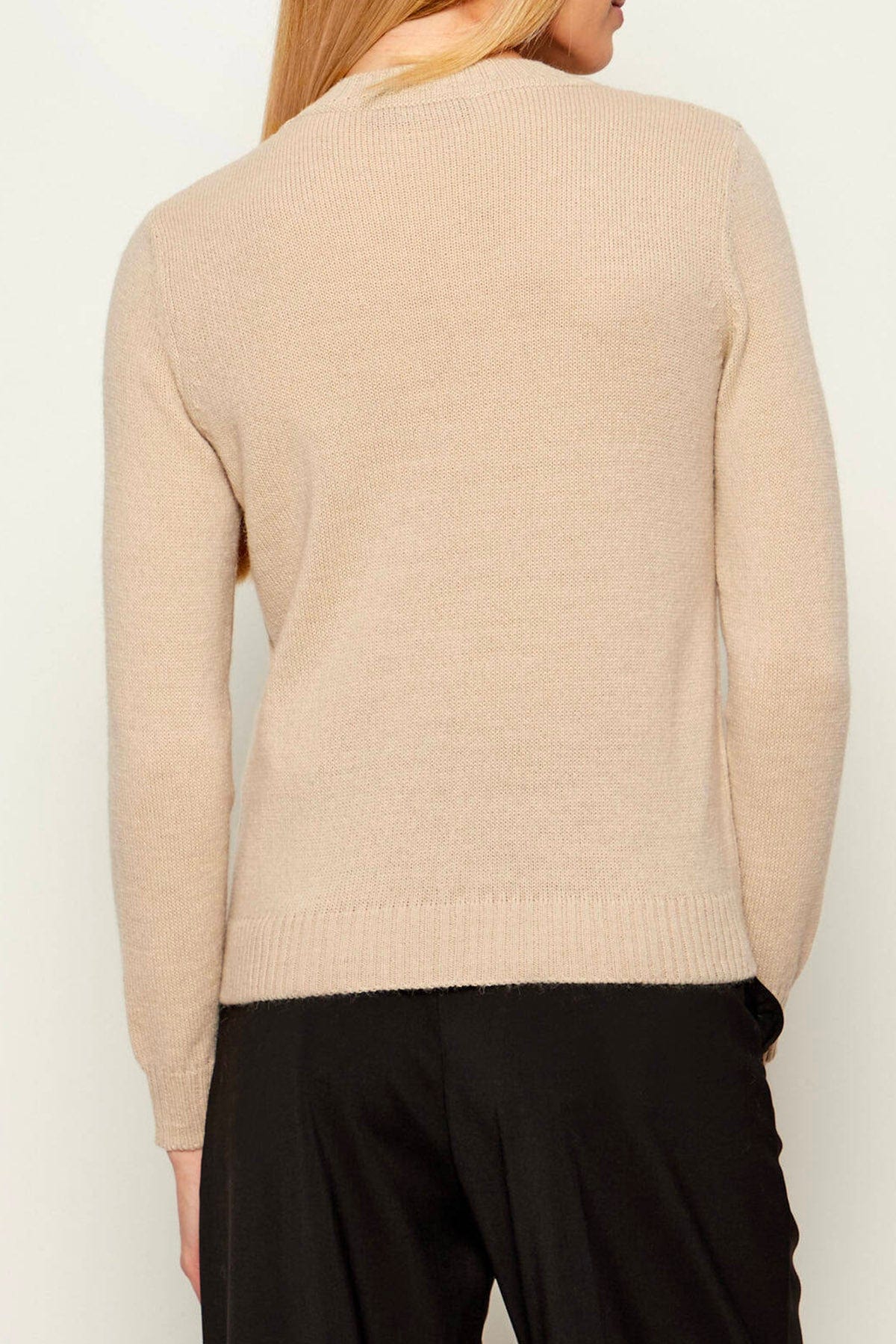 MAXMARA&#39;S BRANDS MAGLIA-CANOTTIERA-TOP  Maglia in lana ricamata Weekend Max Mara Nitra