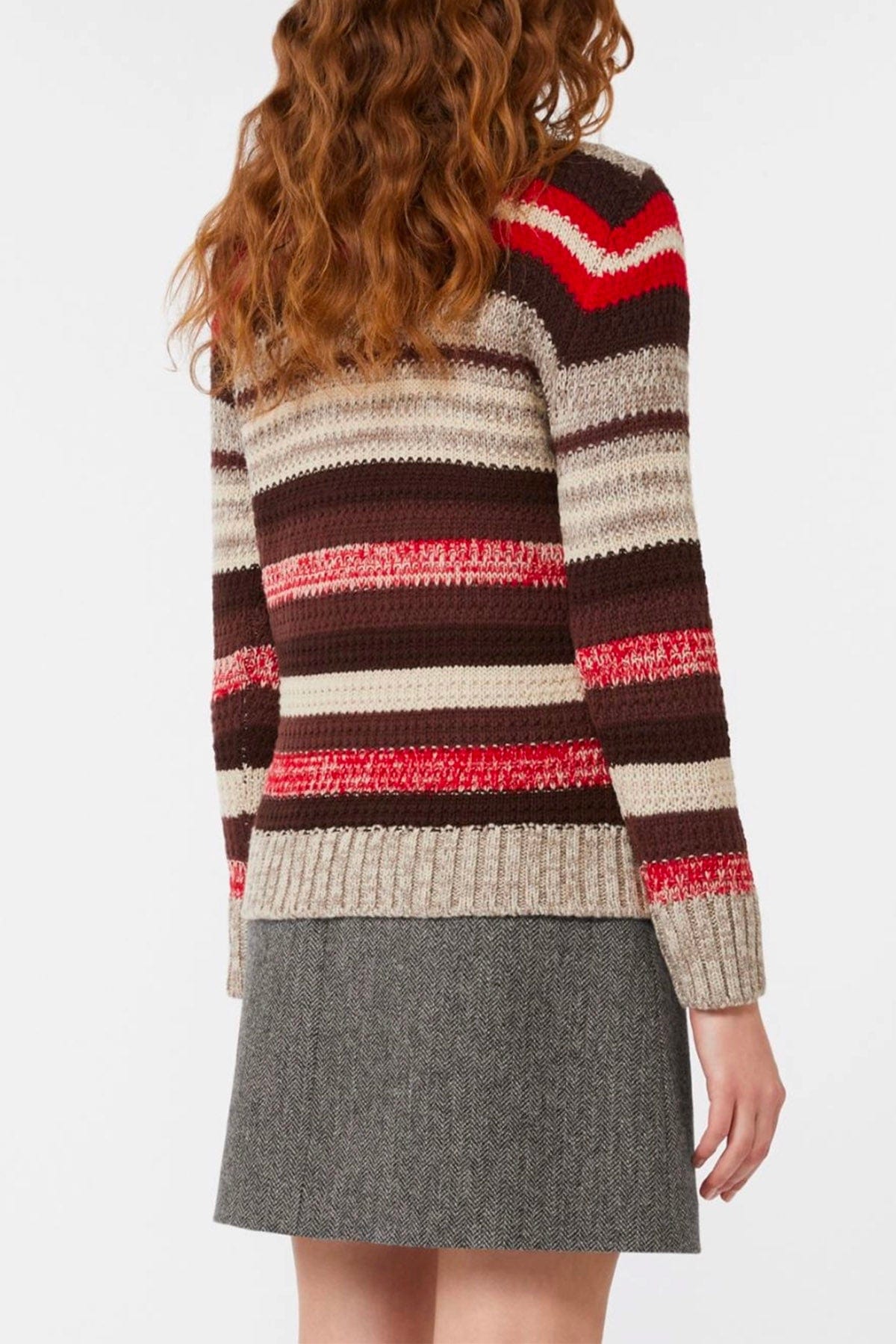 MAXMARA&#39;S BRANDS MAGLIA-CANOTTIERA-TOP  Maglia in lana rigata donna Weekend Max Mara Ilde