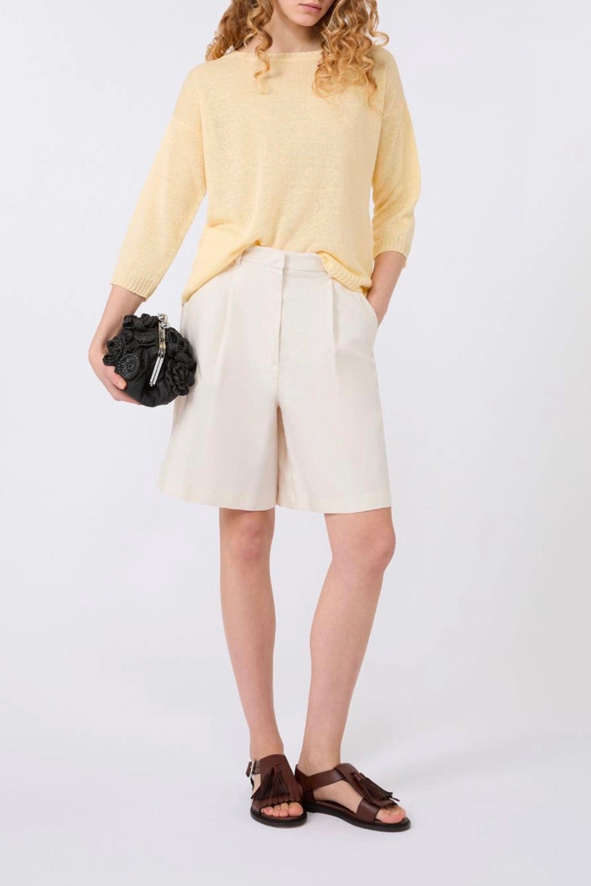 MAXMARA'S BRANDS MAGLIA-CANOTTIERA-TOP  Maglia in lino donna Weekend Max Mara Wkdcannone