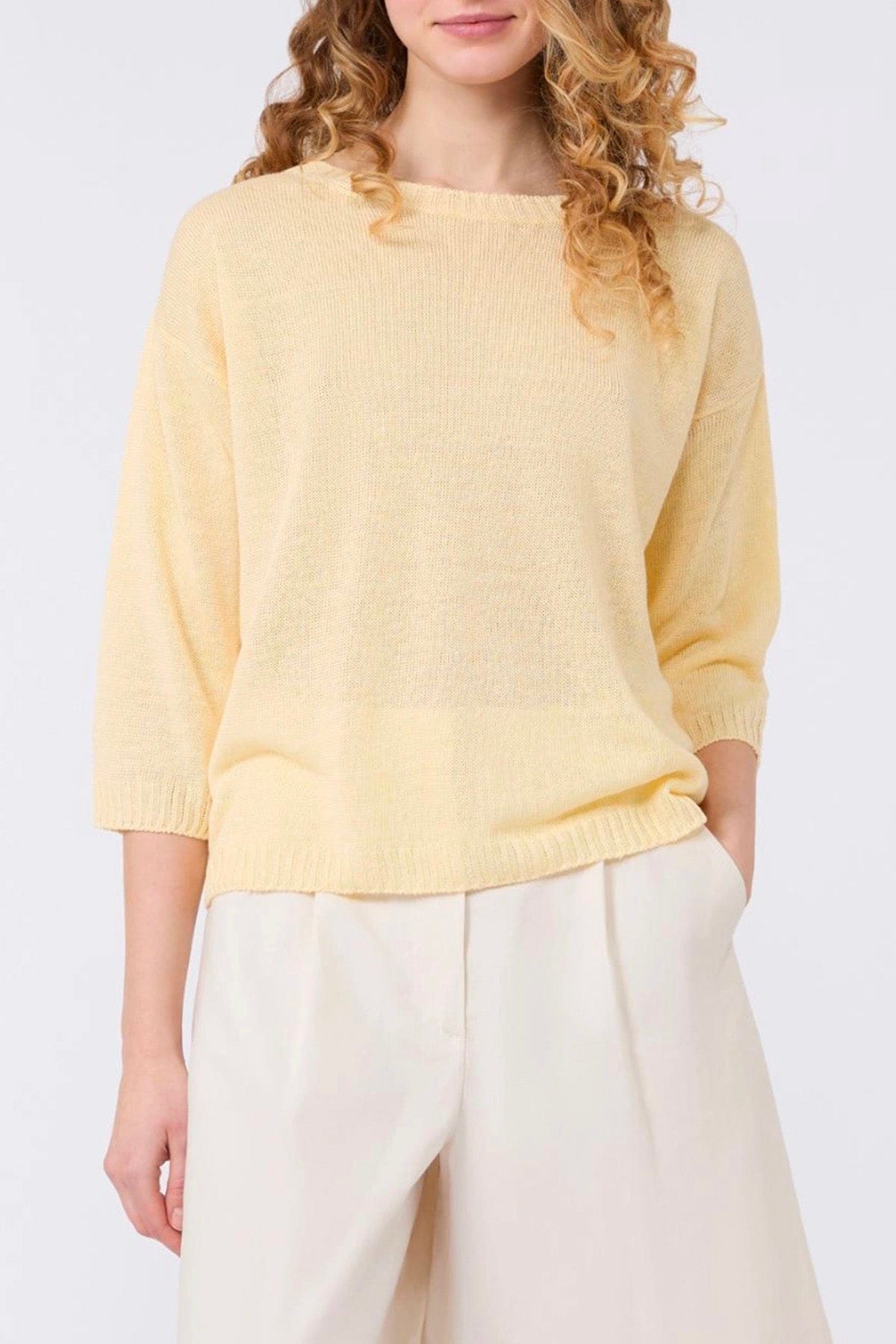 MAXMARA'S BRANDS MAGLIA-CANOTTIERA-TOP  Maglia in lino donna Weekend Max Mara Wkdcannone