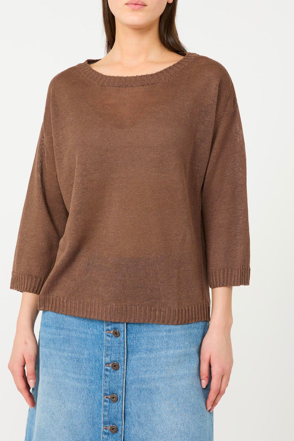 MAXMARA'S BRANDS MAGLIA-CANOTTIERA-TOP  Maglia in lino donna Weekend Max Mara Wkdcannone