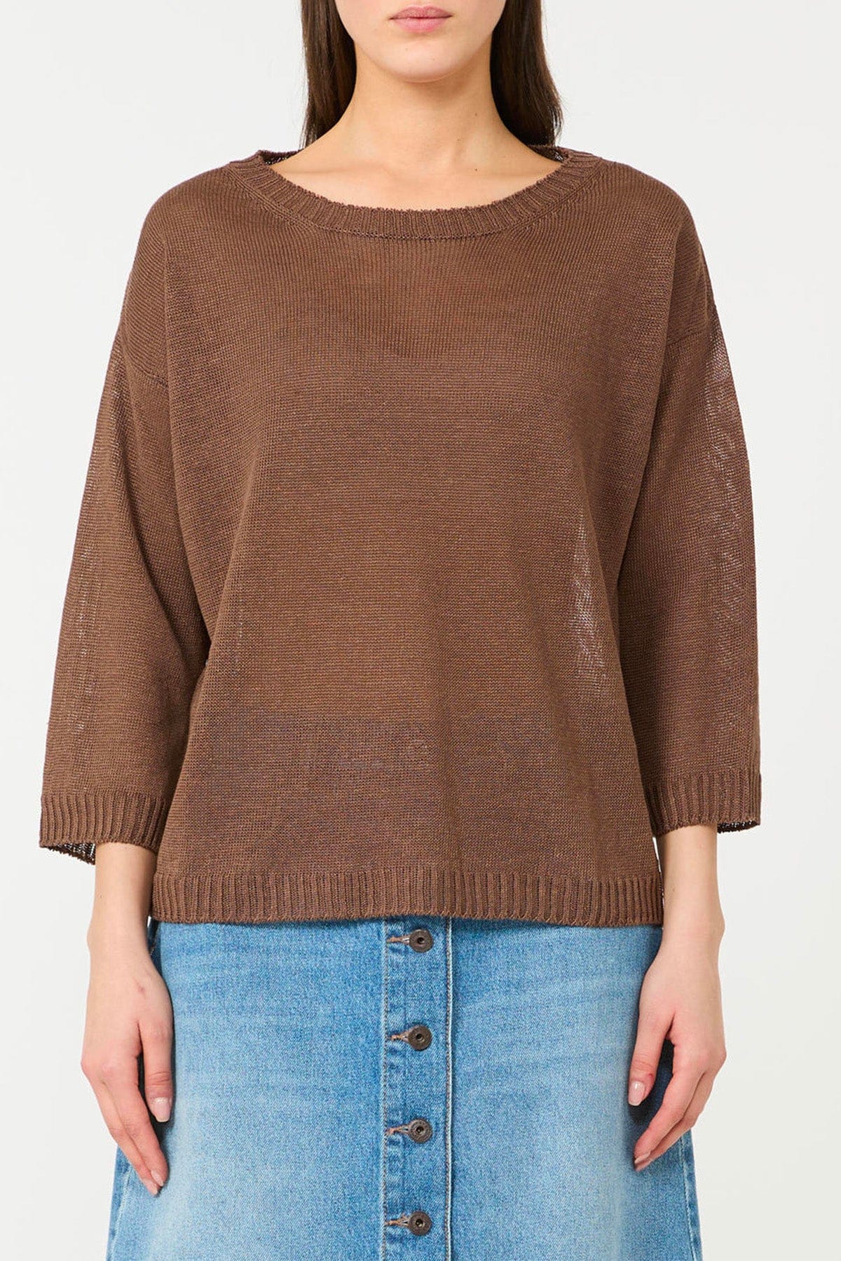 MAXMARA'S BRANDS MAGLIA-CANOTTIERA-TOP  Maglia in lino donna Weekend Max Mara Wkdcannone