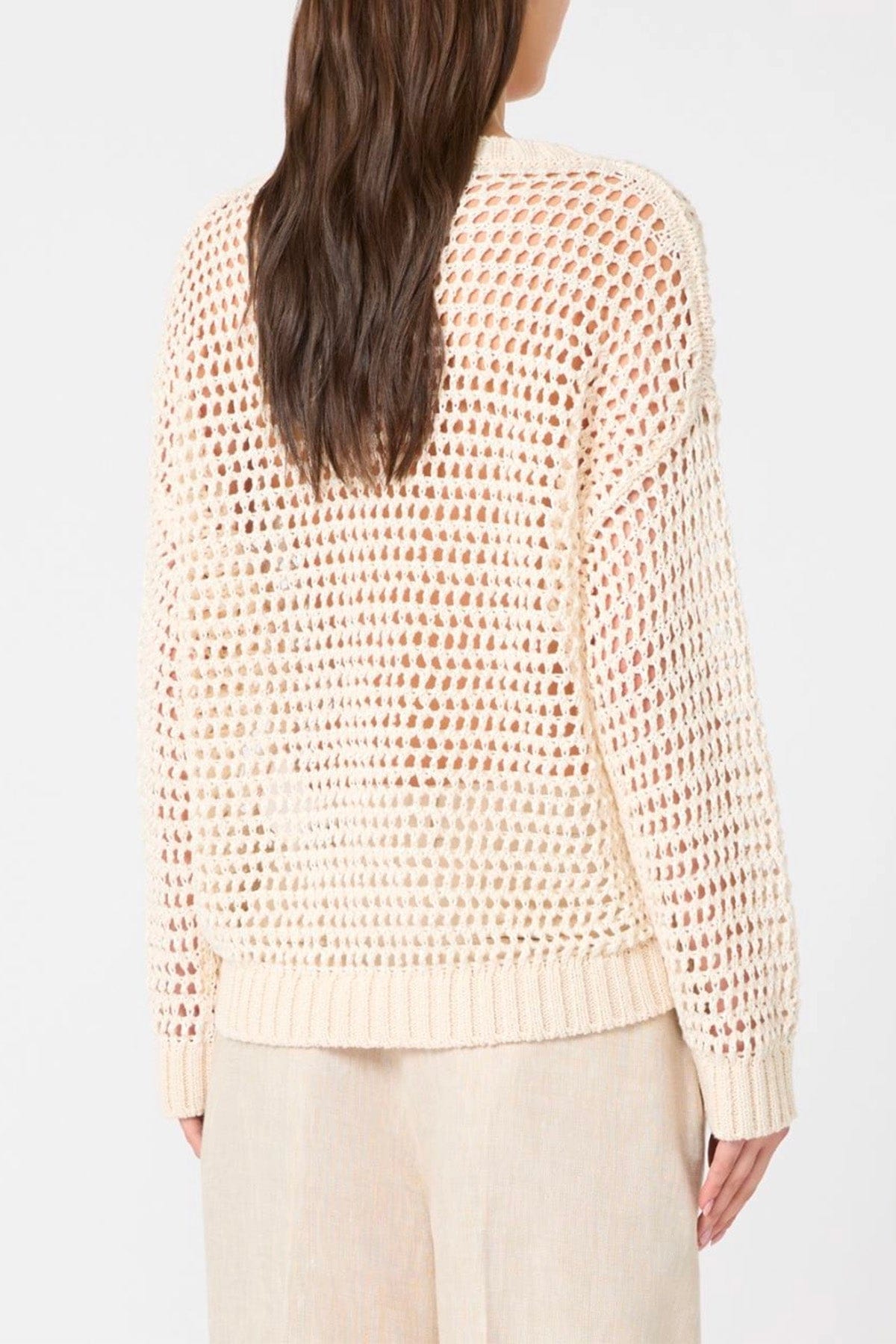 MAXMARA'S BRANDS MAGLIA-CANOTTIERA-TOP  Maglia in lino e cotone Weekend Max Mara Wkdonirica