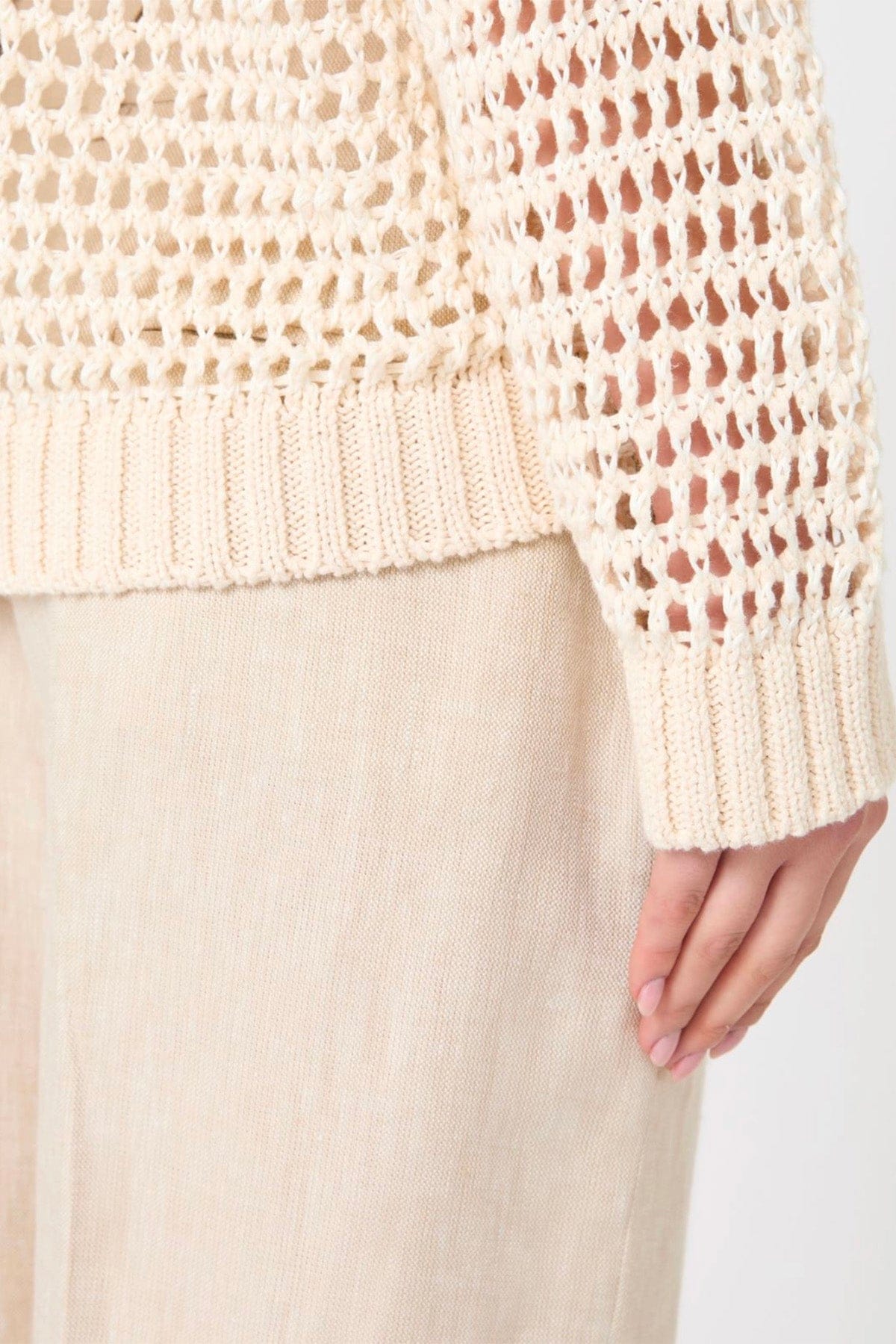 MAXMARA'S BRANDS MAGLIA-CANOTTIERA-TOP  Maglia in lino e cotone Weekend Max Mara Wkdonirica
