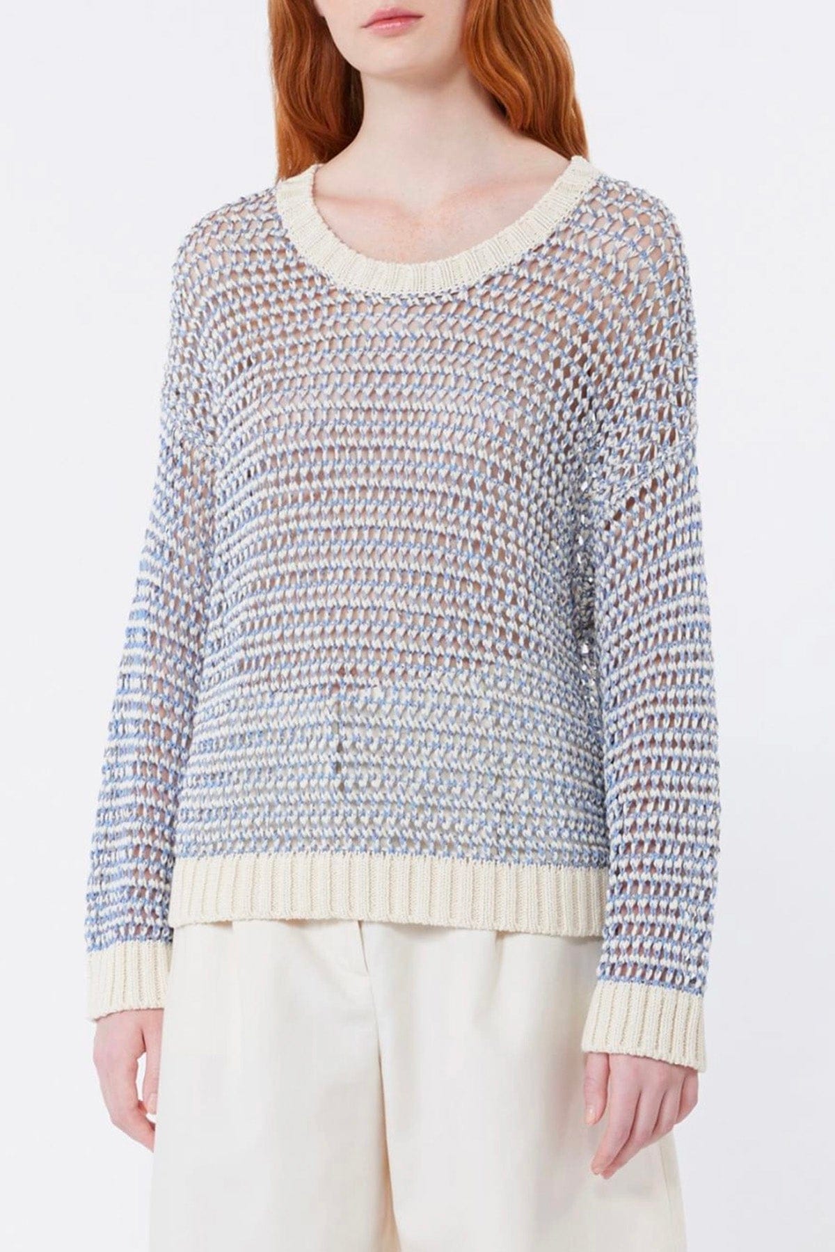 MAXMARA'S BRANDS MAGLIA-CANOTTIERA-TOP  Maglia in lino e cotone Weekend Max Mara Wkdonirica