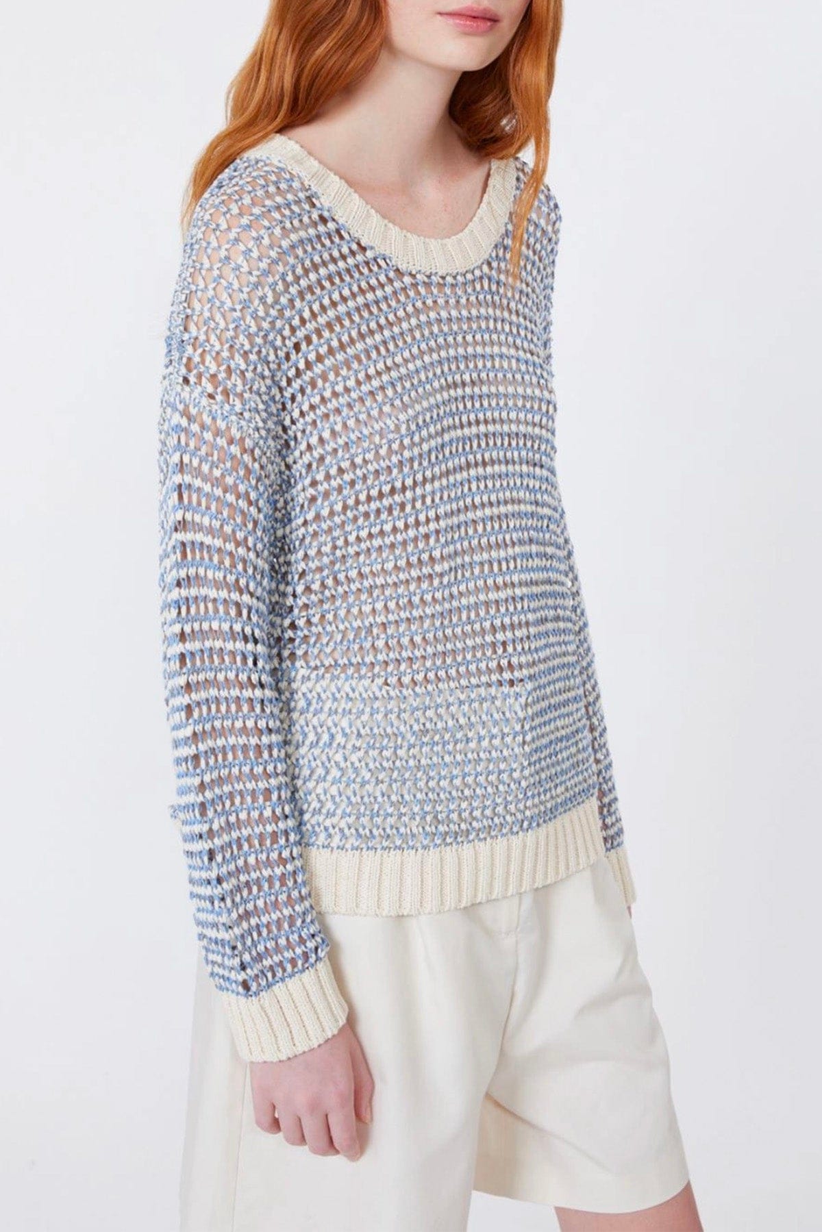MAXMARA'S BRANDS MAGLIA-CANOTTIERA-TOP  Maglia in lino e cotone Weekend Max Mara Wkdonirica