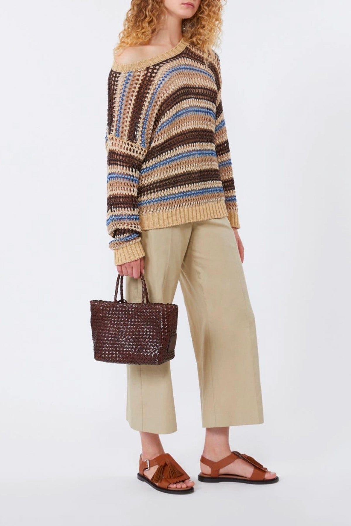 MAXMARA'S BRANDS MAGLIA-CANOTTIERA-TOP  Maglia in lino e cotone Weekend Max Mara Wkdonirica