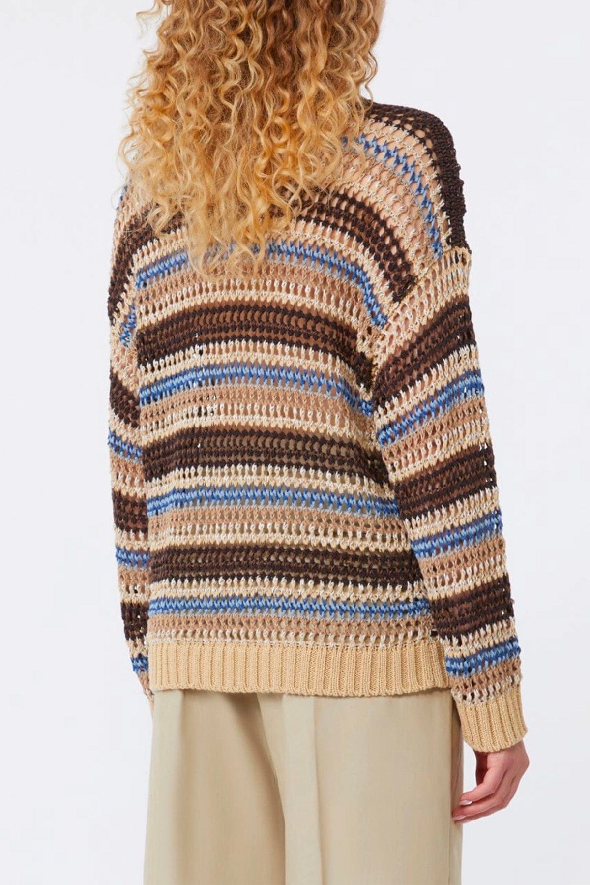 MAXMARA'S BRANDS MAGLIA-CANOTTIERA-TOP  Maglia in lino e cotone Weekend Max Mara Wkdonirica
