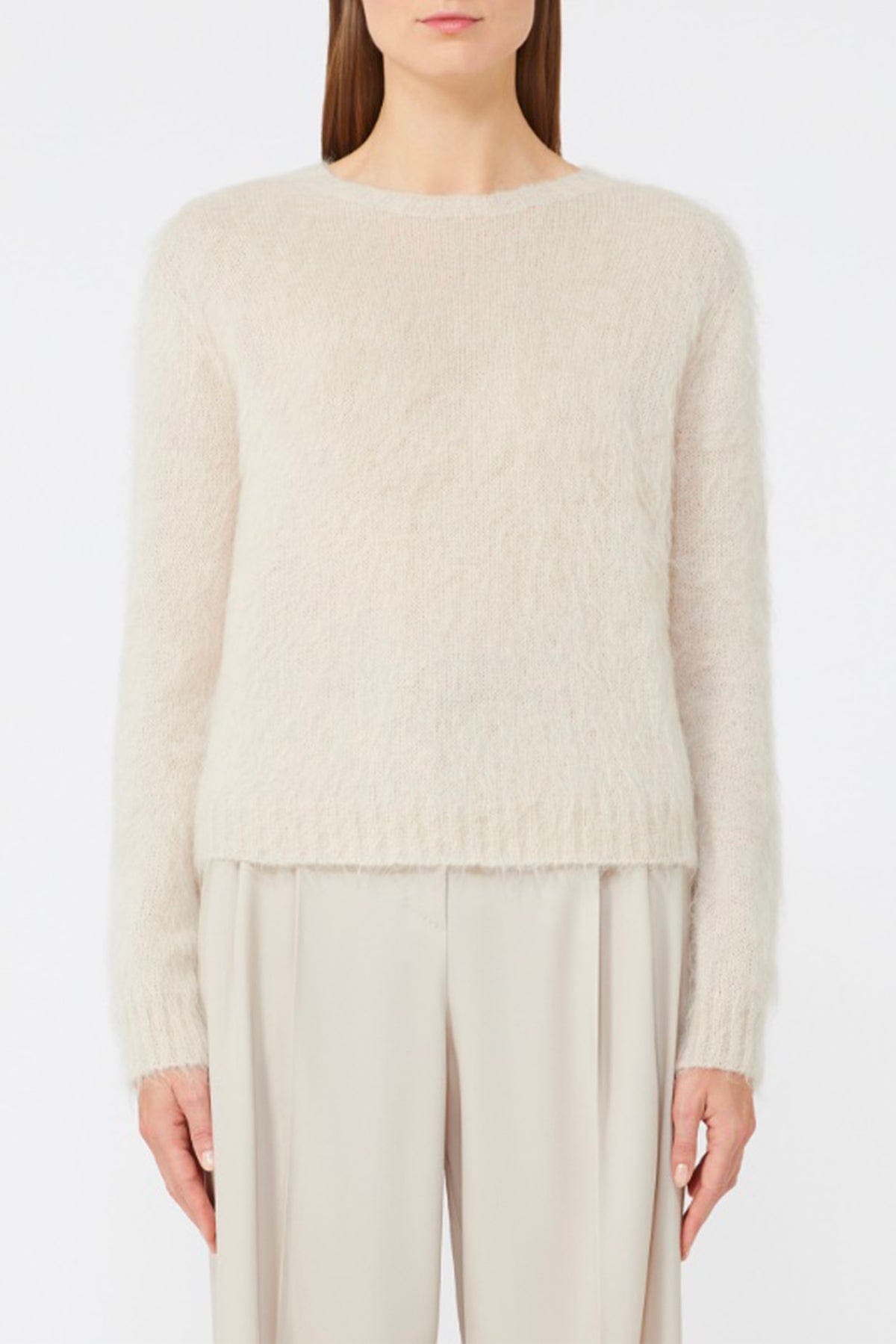 MAXMARA&#39;S BRANDS MAGLIA-CANOTTIERA-TOP  Maglia in misto mohair Max Mara Studio Aceto