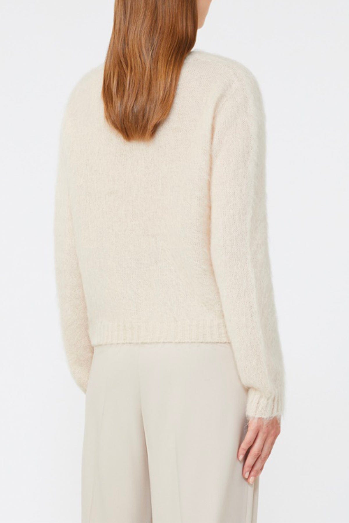 MAXMARA&#39;S BRANDS MAGLIA-CANOTTIERA-TOP  Maglia in misto mohair Max Mara Studio Aceto