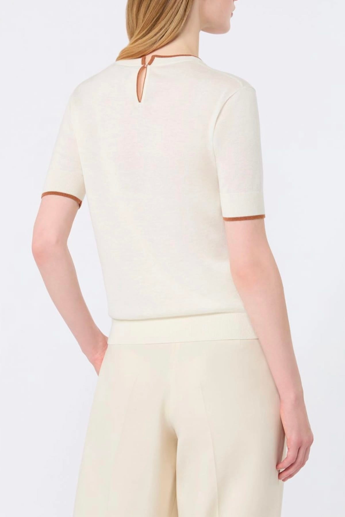 MAXMARA'S BRANDS MAGLIA-CANOTTIERA-TOP  Maglia in seta e lana Max Mara Studio Mstagenda