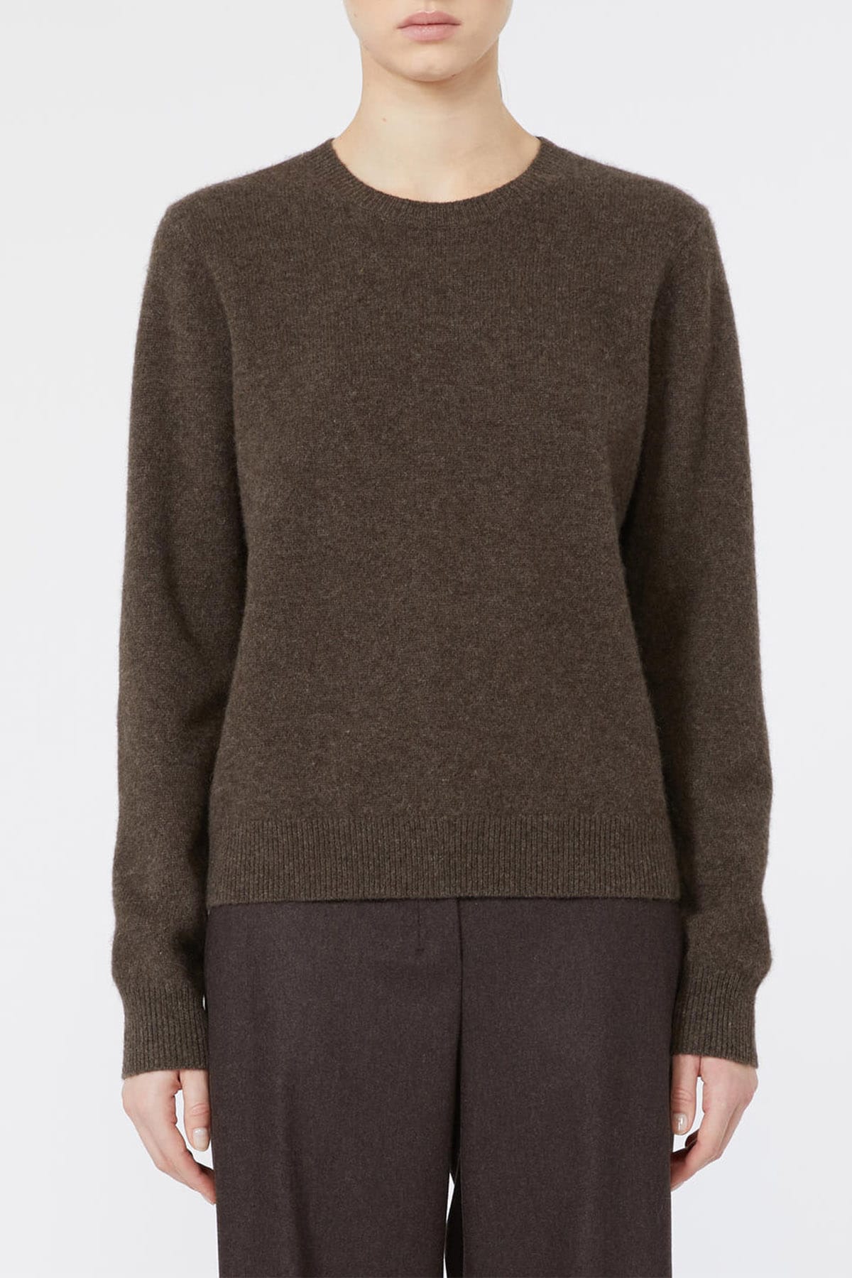 MAXMARA'S BRANDS MAGLIA-CANOTTIERA-TOP  MARRONE / XXS Maglia in yak marrone donna 'S Max Mara Smmvoliera