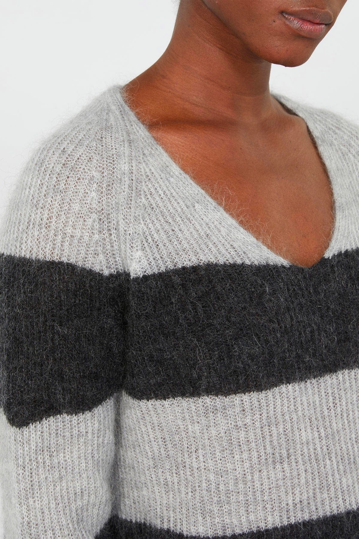 MAXMARA&#39;S BRANDS MAGLIA-CANOTTIERA-TOP  Maglia rigata donna Max Mara MM Ricetta