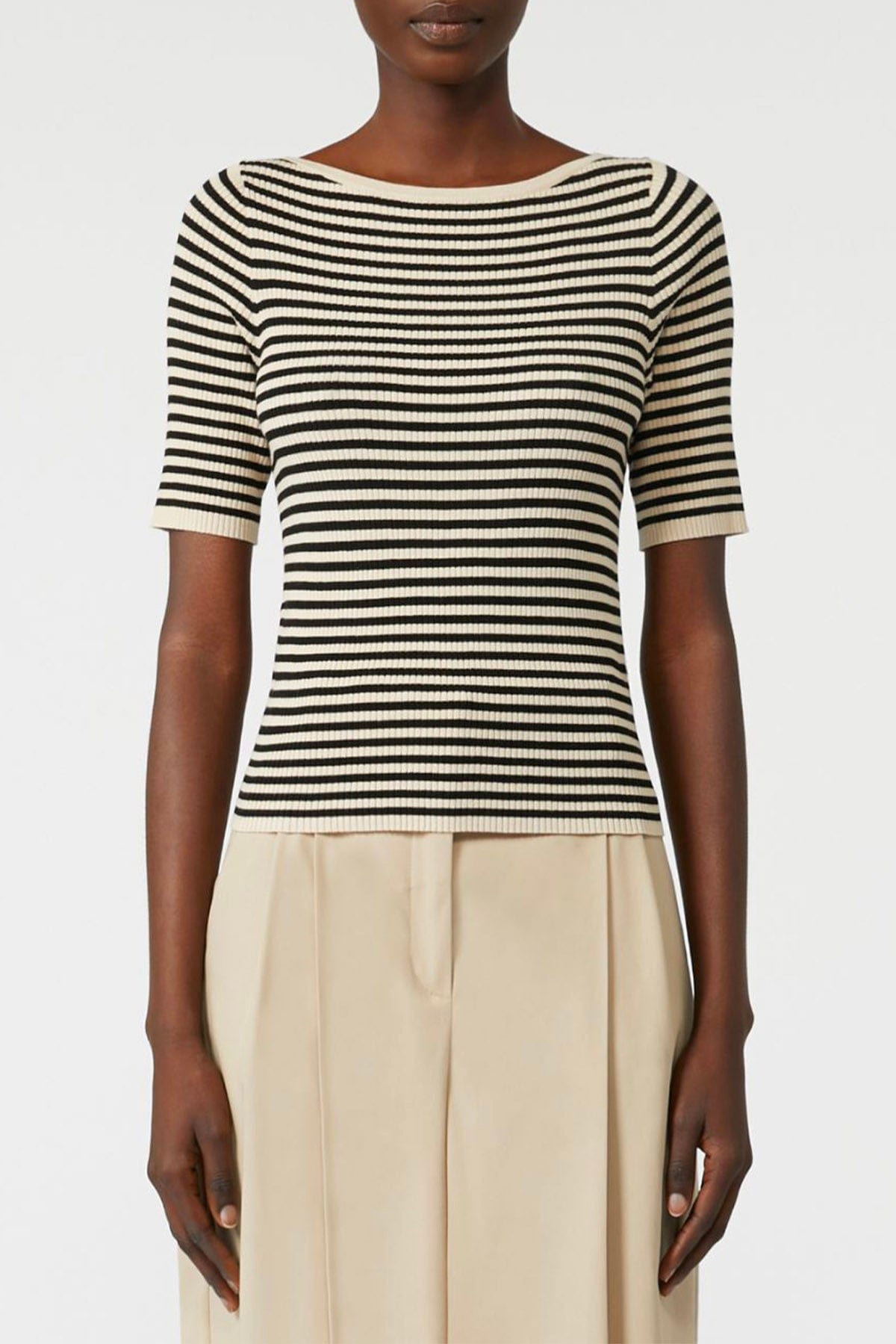 MAXMARA&#39;S BRANDS MAGLIA-CANOTTIERA-TOP  Maglia rigata donna Weekend Max Mara Waser