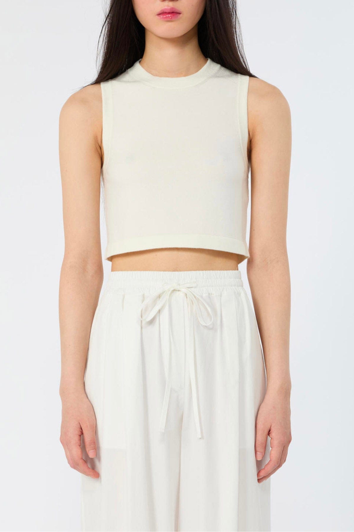 MAXMARA'S BRANDS MAGLIA-CANOTTIERA-TOP  Maglia sabbia Weekend Max Mara Wkibombo