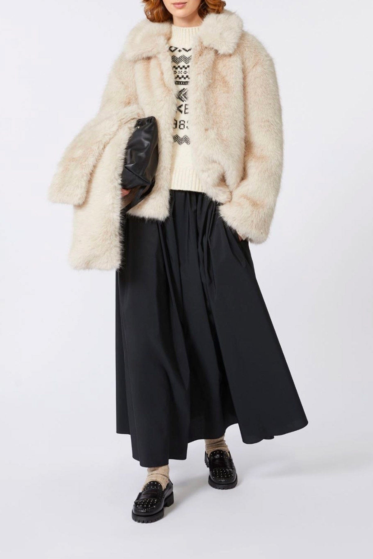 MAXMARA&#39;S BRANDS MAGLIA-CANOTTIERA-TOP  Maglione fantasia Max Mara Weekend Brioso1234