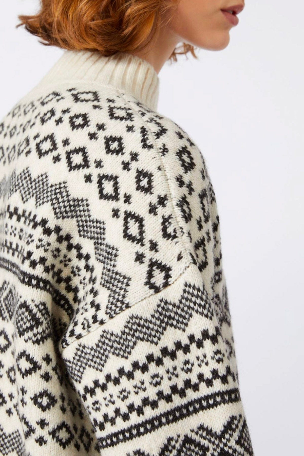 MAXMARA&#39;S BRANDS MAGLIA-CANOTTIERA-TOP  Maglione fantasia Max Mara Weekend Brioso1234