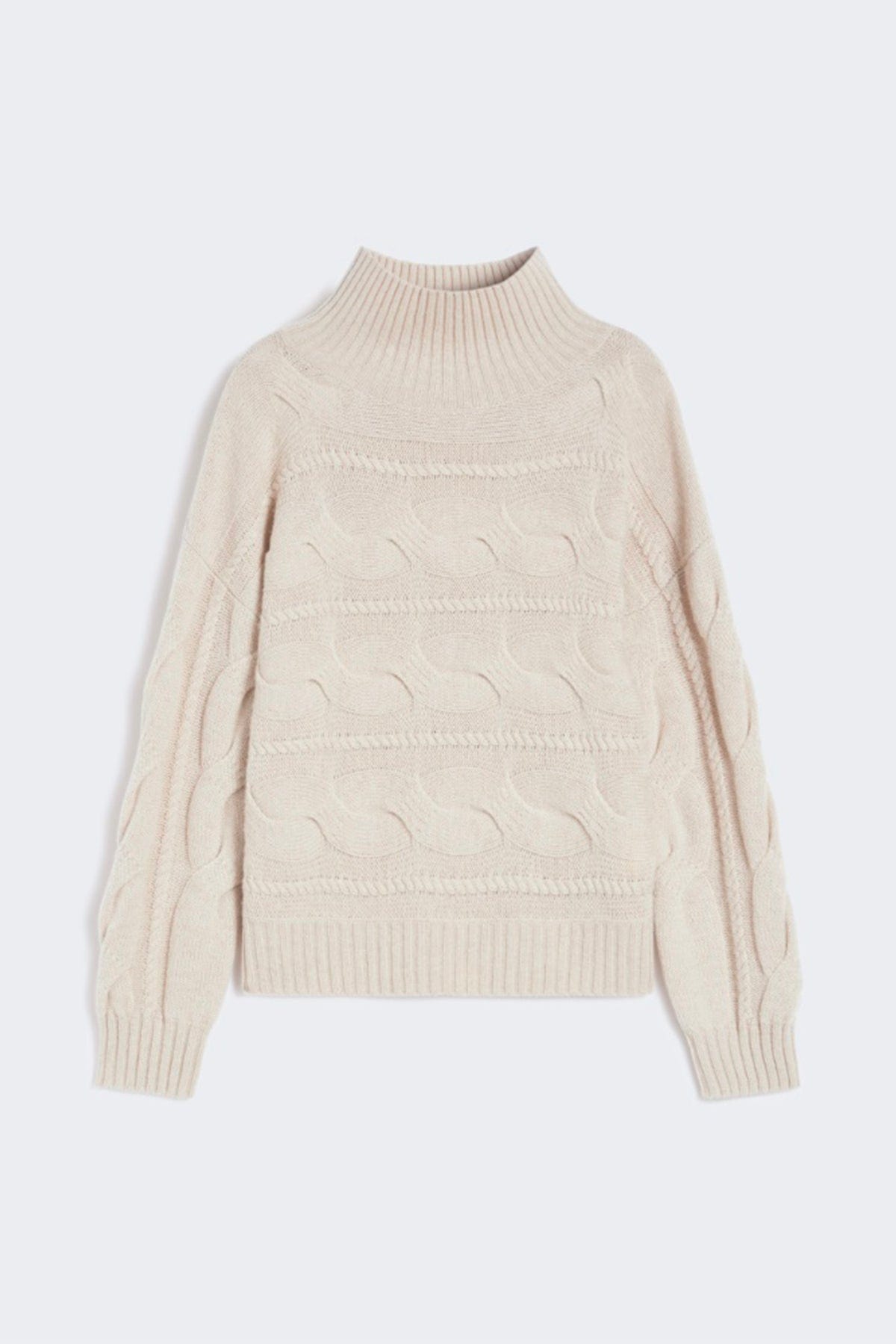 MAXMARA'S BRANDS MAGLIA-CANOTTIERA-TOP  MANDORLA / XXS Maglia in lana e cashmere donna Max Mara Studio Vodka