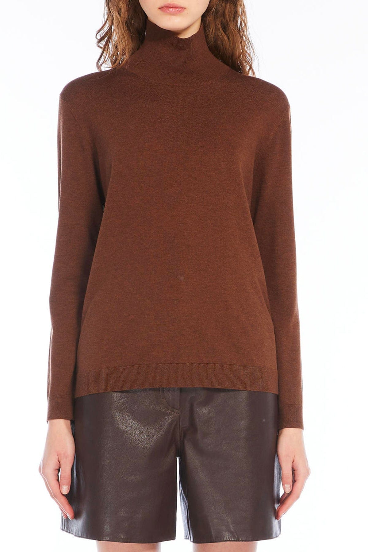 MAXMARA&#39;S BRANDS MAGLIA-CANOTTIERA-TOP  MARRONE / XXS Maglia Donna Weekend Max Mara Kiku