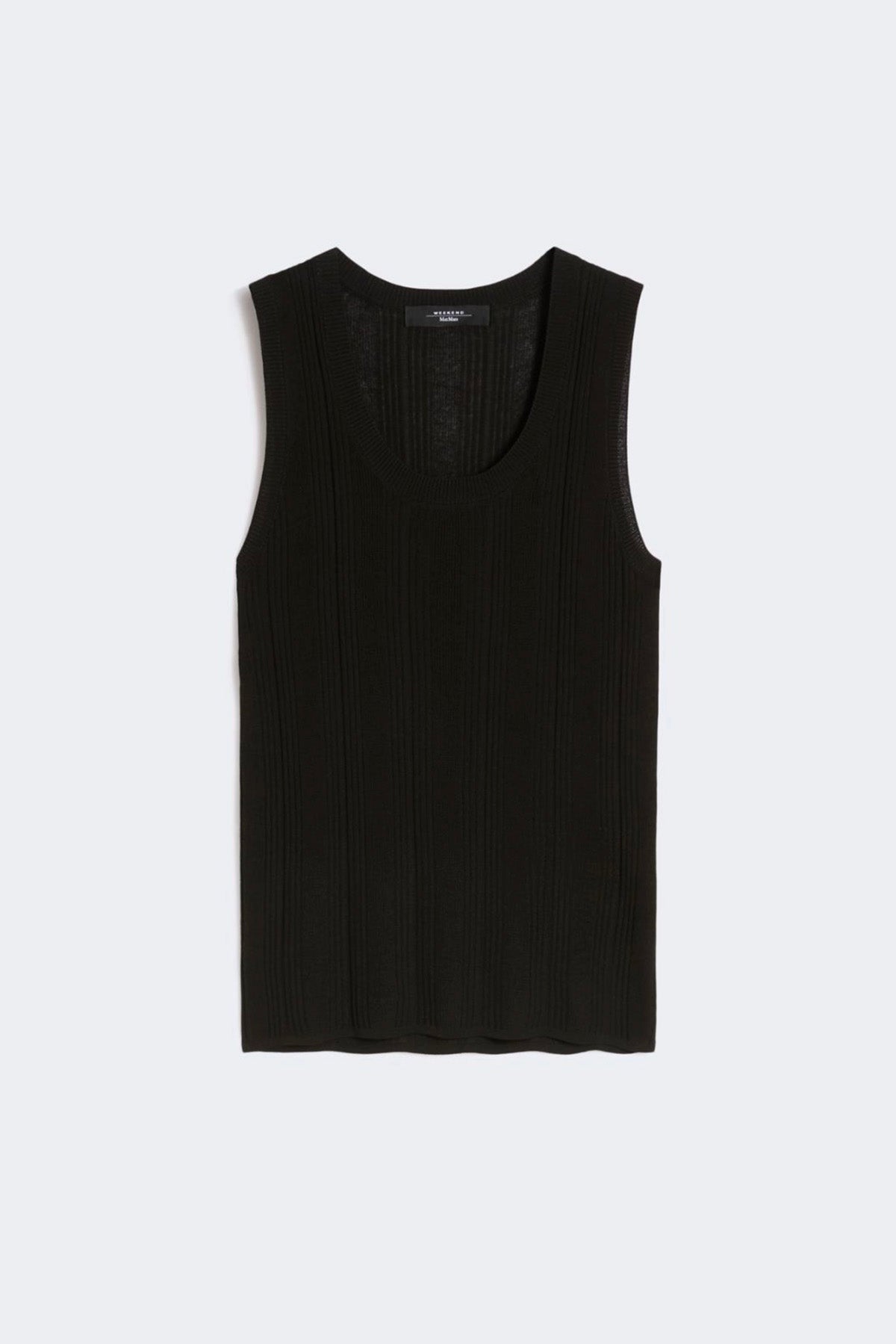 MAXMARA'S BRANDS MAGLIA-CANOTTIERA-TOP  NERO / XXS Canotta slim donna Weekend Max Mara Wkdcose