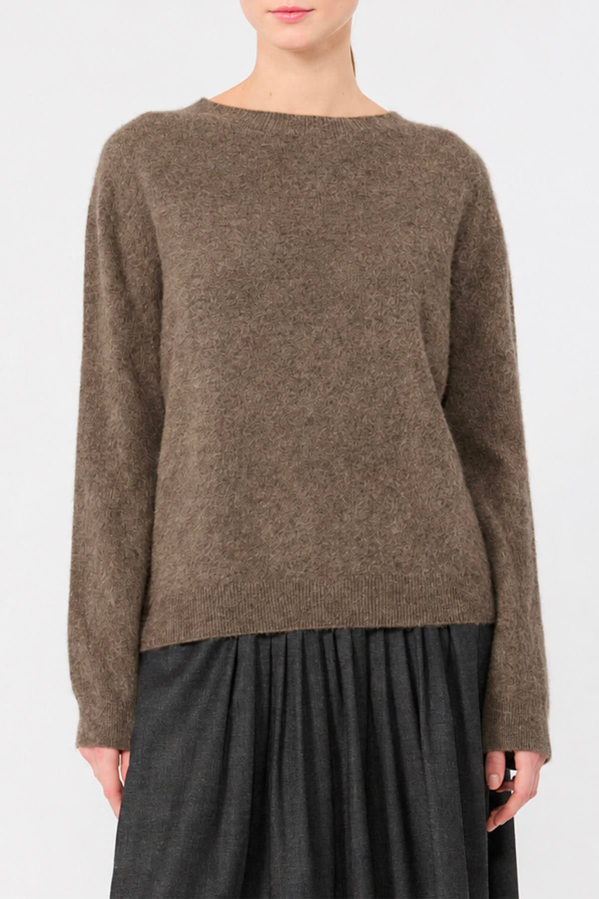 MAXMARA'S BRANDS MAGLIA-CANOTTIERA-TOP  NOCE / XXS Maglia in lana e cashmere donna Max Mara Weekend Wkdeco