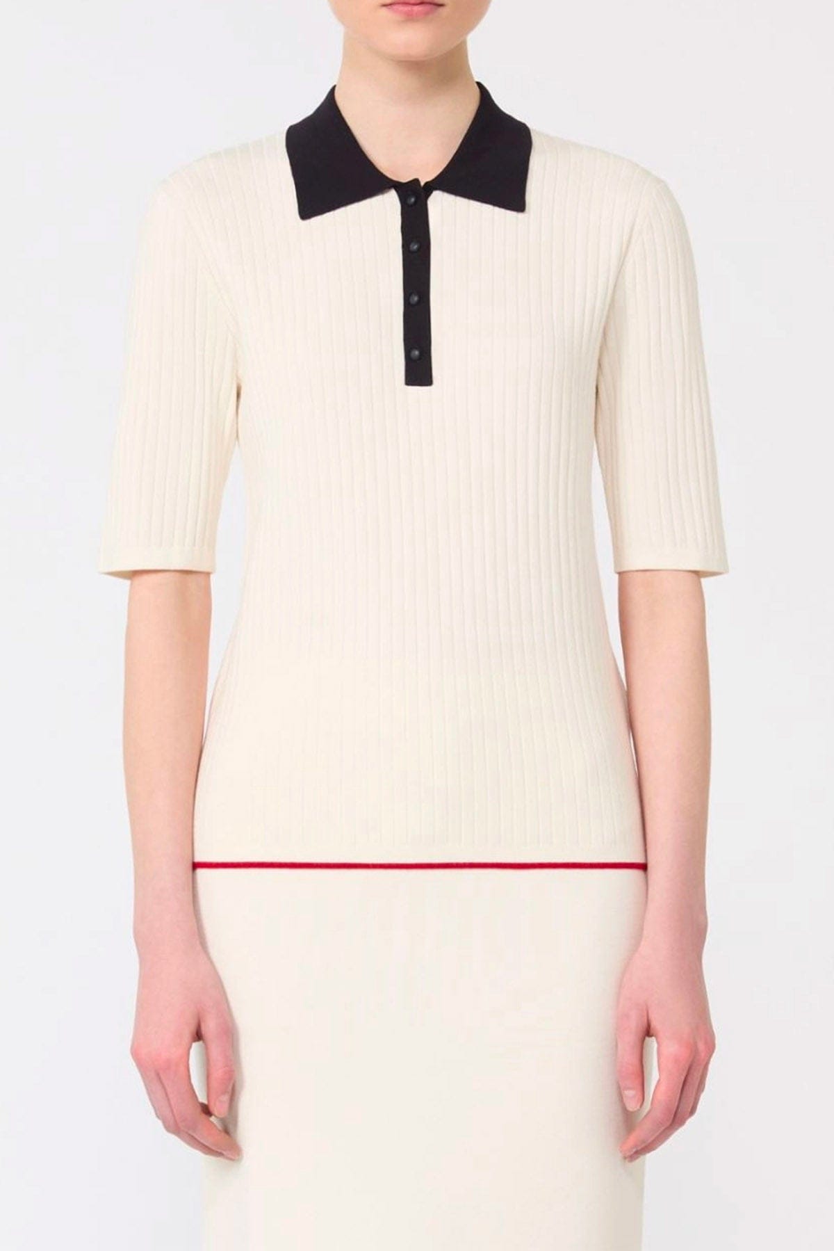 MAXMARA'S BRANDS MAGLIA-CANOTTIERA-TOP  Polo in maglia donna Max Mara Studio Mstoscuri