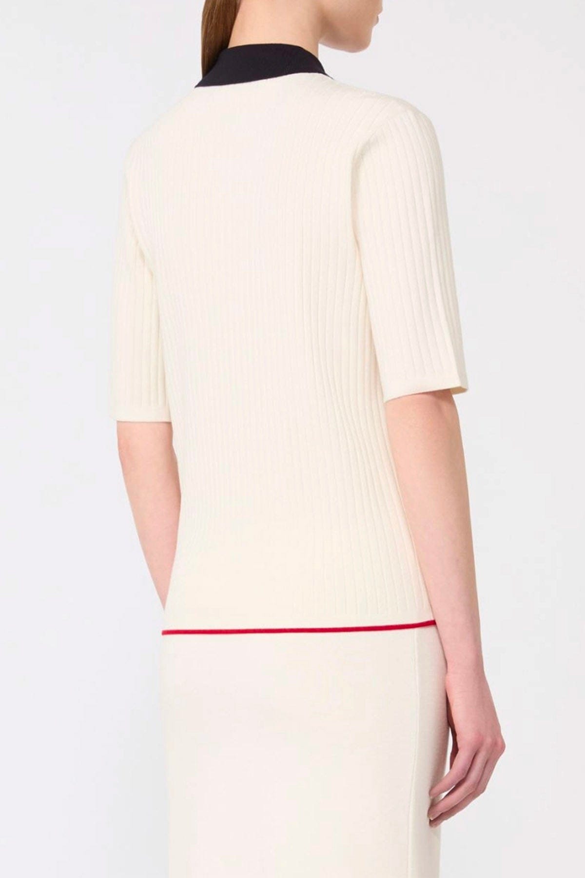 MAXMARA'S BRANDS MAGLIA-CANOTTIERA-TOP  Polo in maglia donna Max Mara Studio Mstoscuri