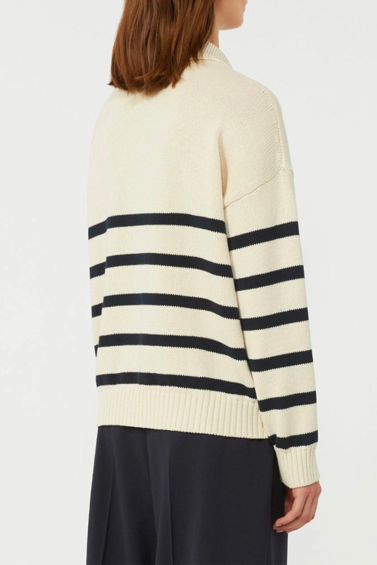 MAXMARA'S BRANDS MAGLIA-CANOTTIERA-TOP  Polo in maglia donna rigata Max Mara Weekend Wkdpanfilo
