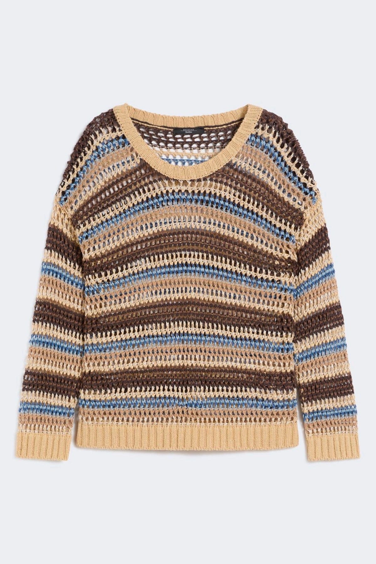 MAXMARA'S BRANDS MAGLIA-CANOTTIERA-TOP  RIGATO / XXS Maglia in lino e cotone Weekend Max Mara Wkdonirica